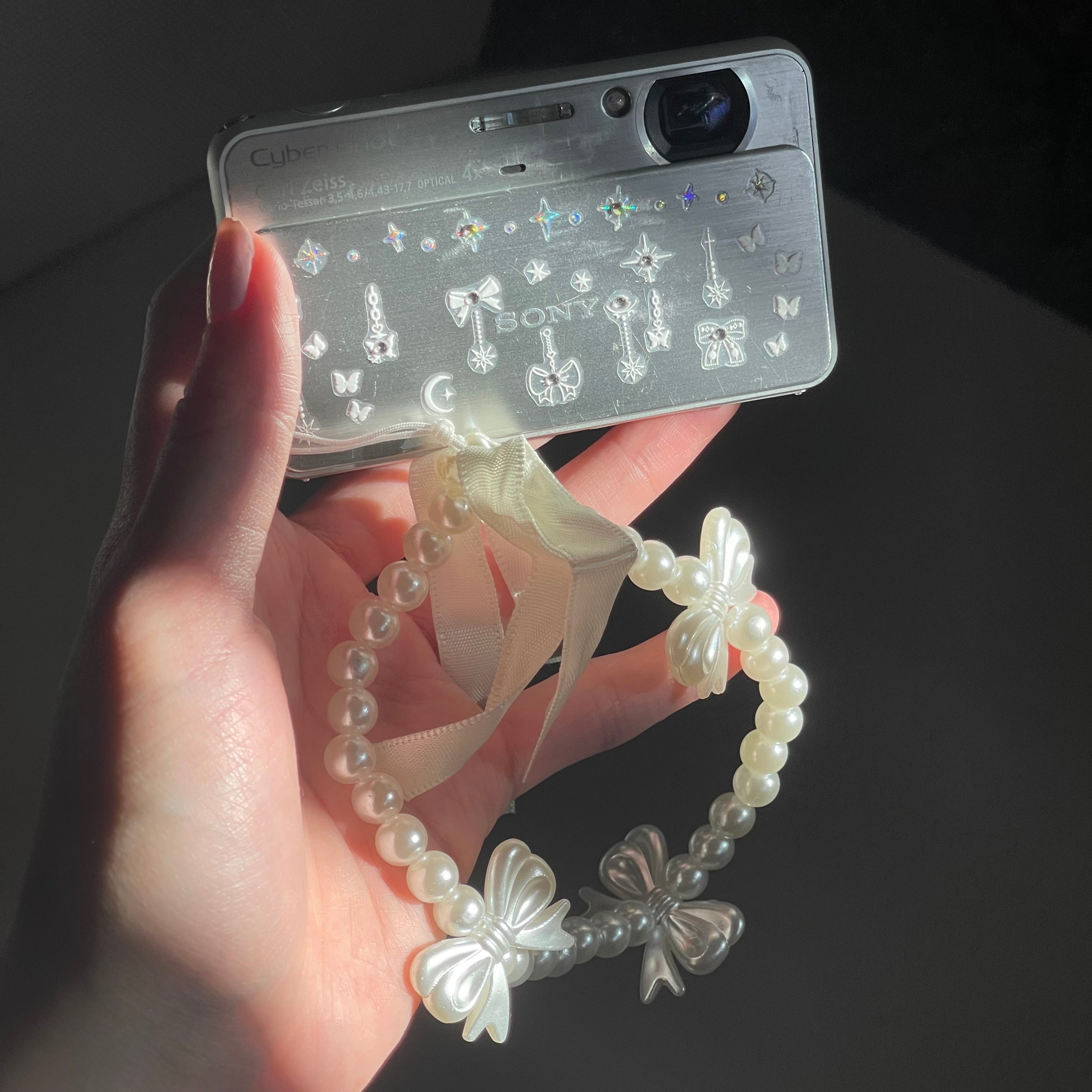 Twinkle Me White DIY Digicam Sticker