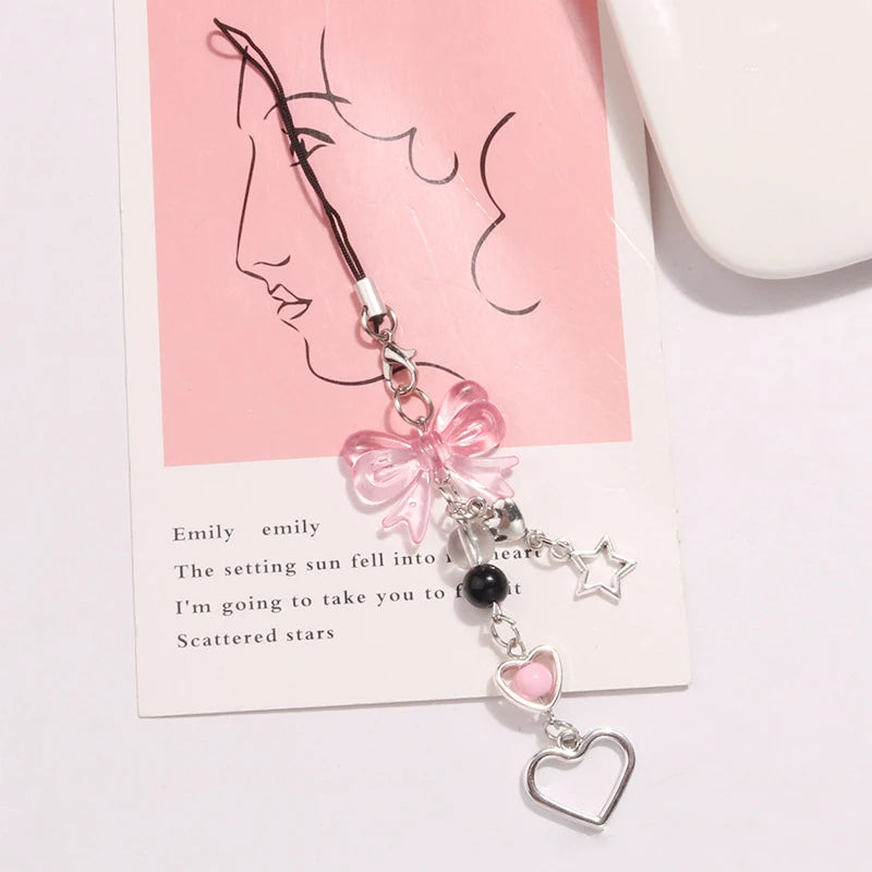 Falling Heart Y2K Digi Keychain