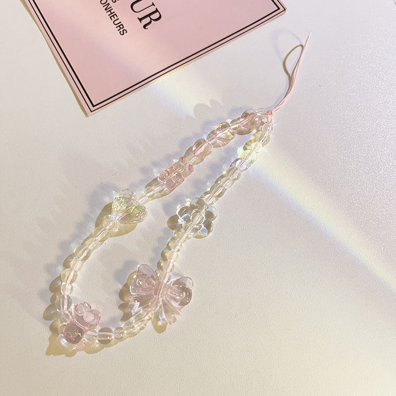 Crystal Clear Y2K Digi Keychain