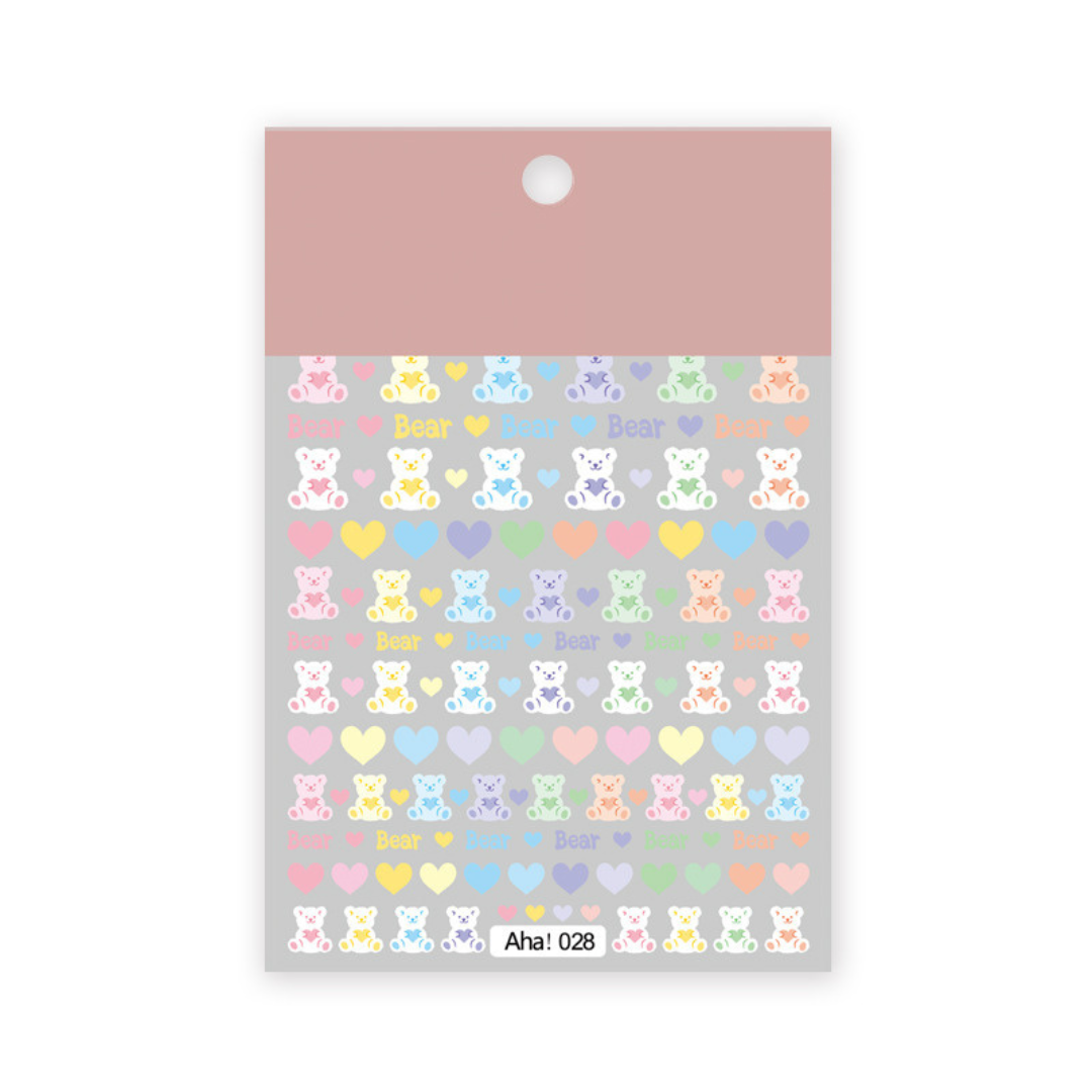 Teddy Bear Love DIY Digicam Sticker