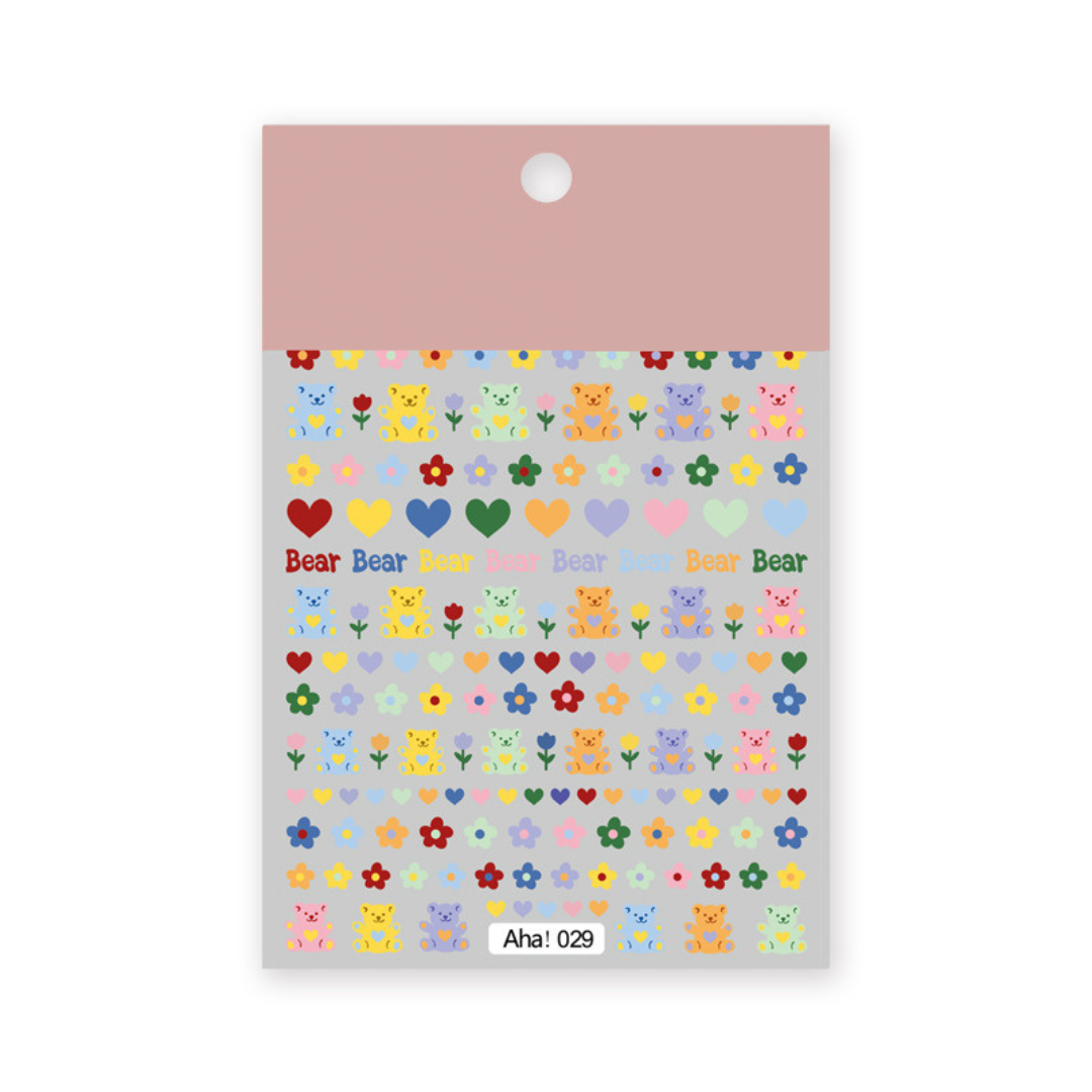 Teddy Bear Love DIY Digicam Sticker