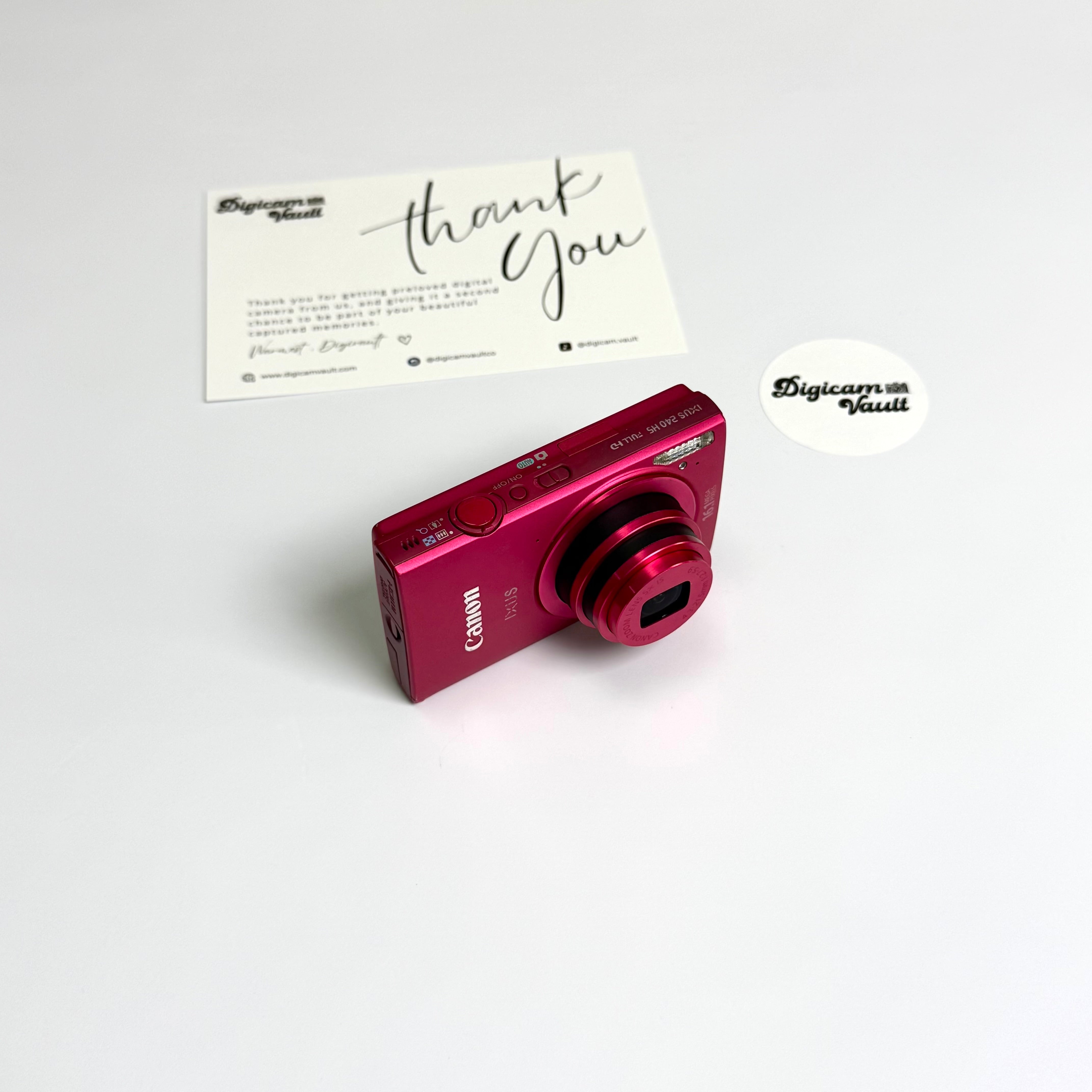 CANON IXUS 240 HS [ROSE RED]