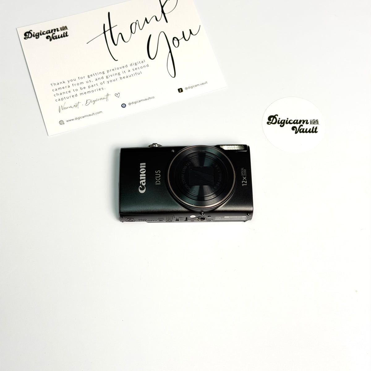 CANON POWERSHOT ELPH 360 HS / IXUS 285 [BLACK] - POPULAR ✮