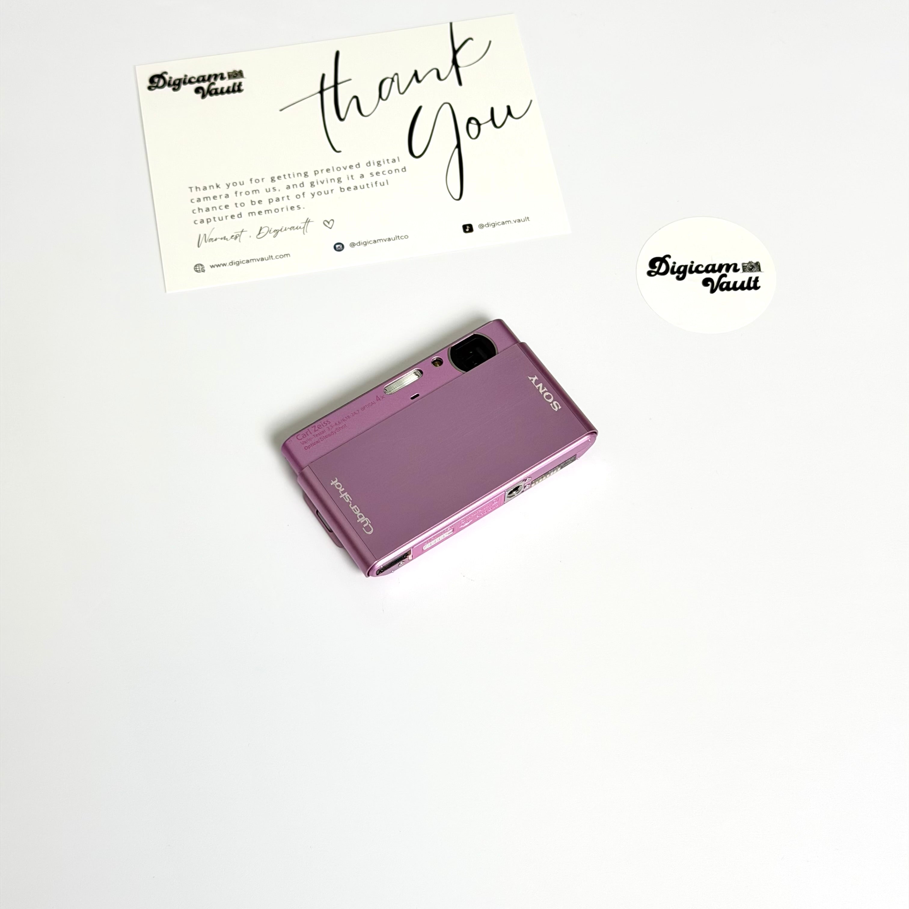 SONY CYBERSHOT T77 [PINK]