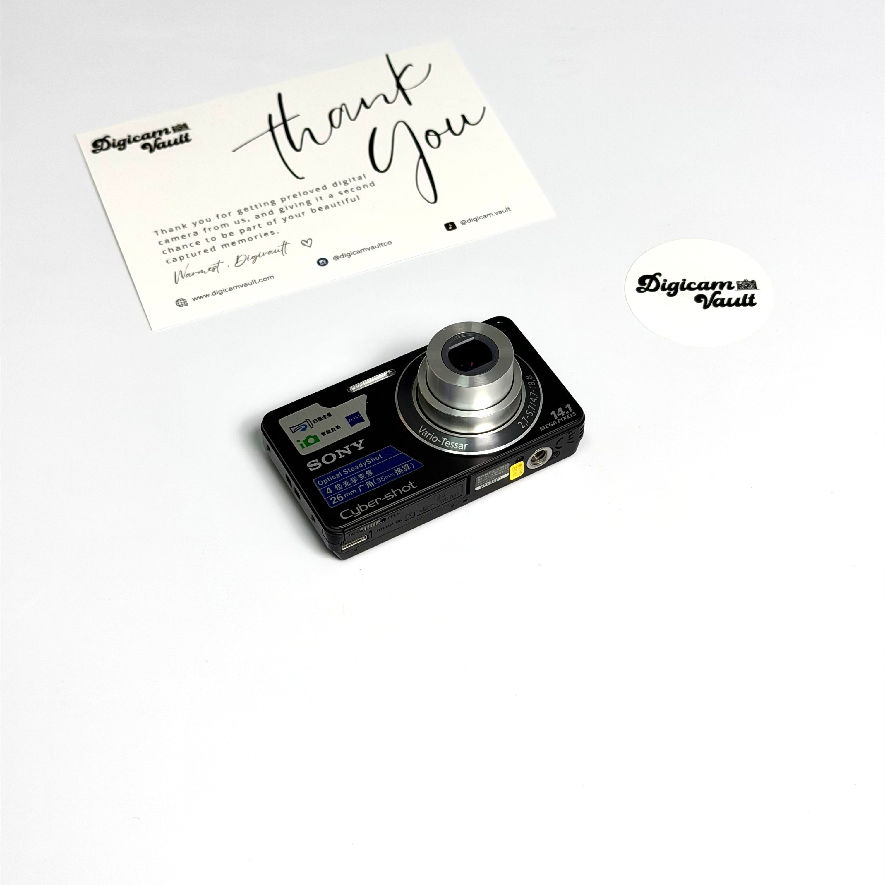 SONY CYBERSHOT DSC-W350 [BLACK] - TEAM FAV✮