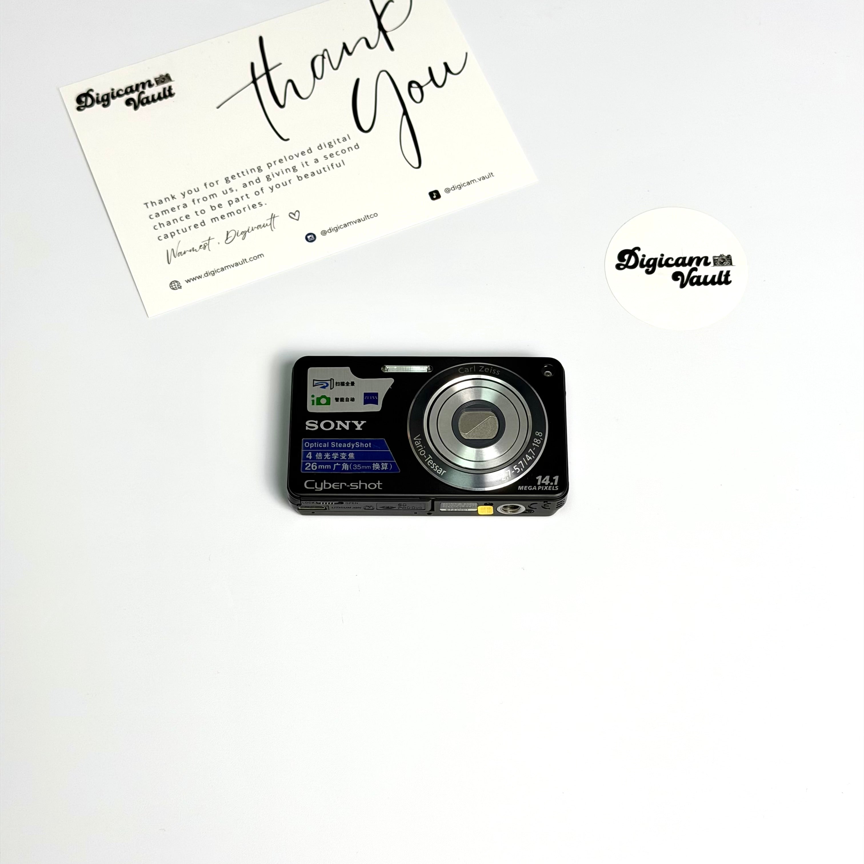 SONY CYBERSHOT DSC-W350 [BLACK] - TEAM FAV✮
