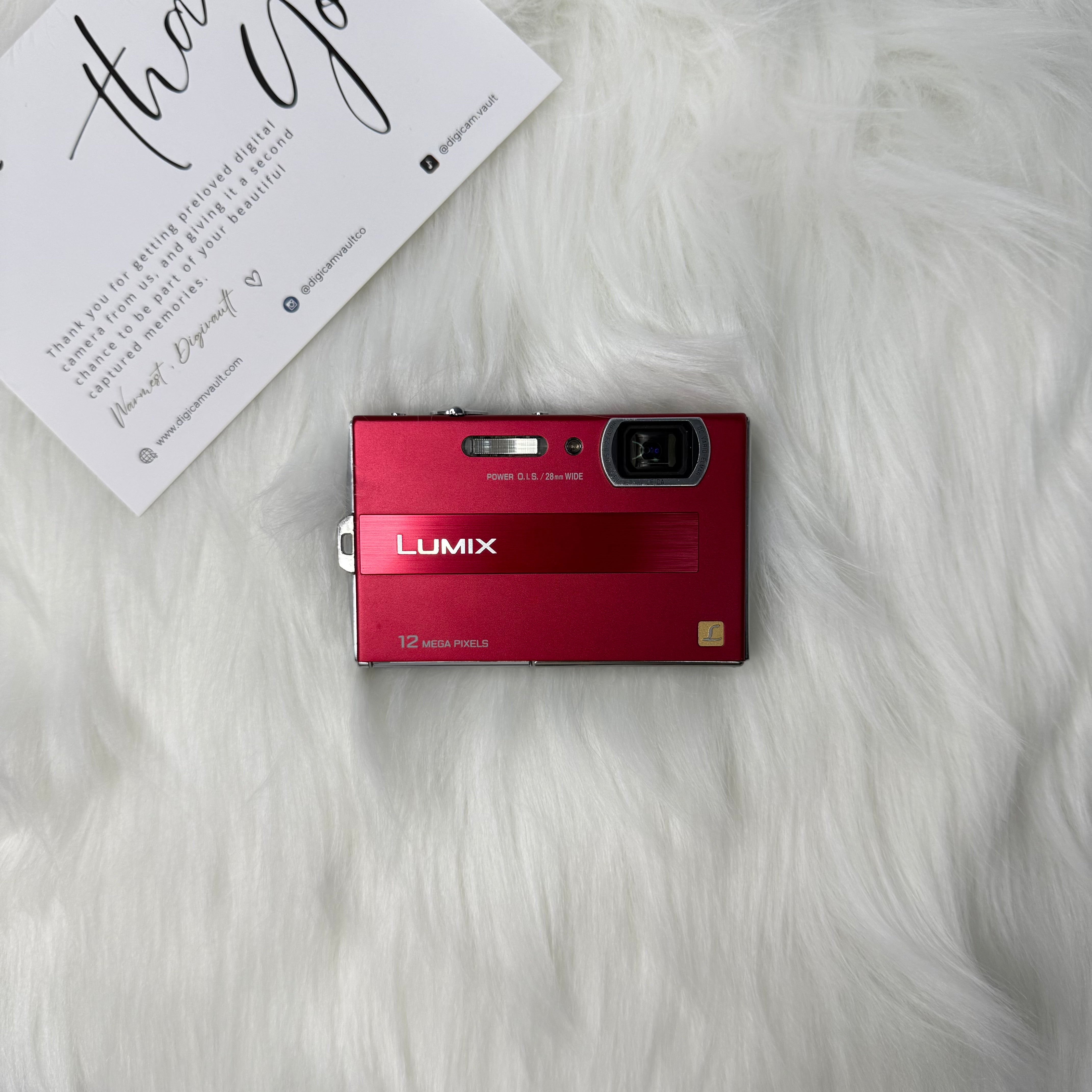PANASONIC LUMIX DMC-FP8 [RED] - FLASH SALE