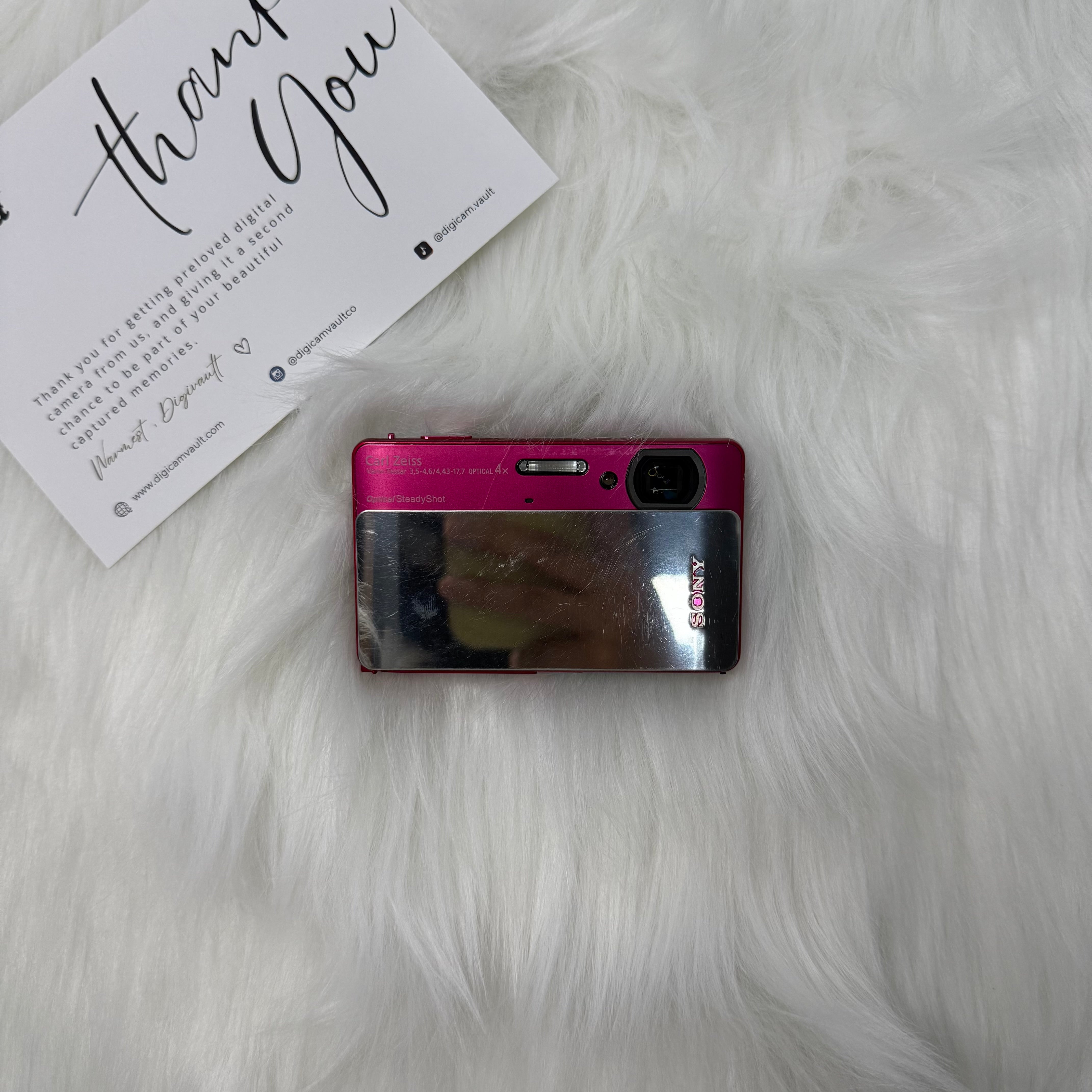 SONY CYBERSHOT DSC-TX5 [SILVER PINK] - FLASH SALE