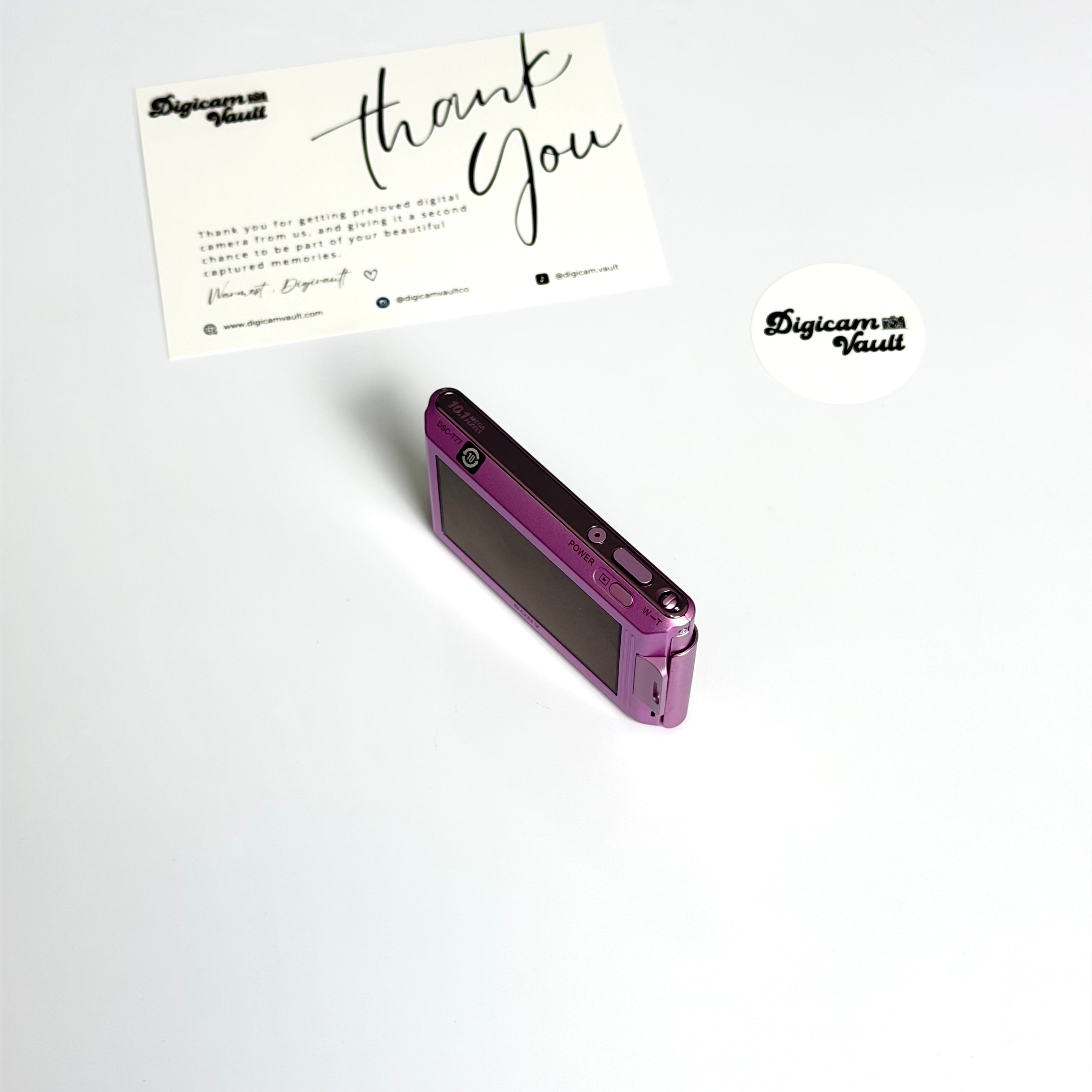 SONY CYBERSHOT T77 [PINK]