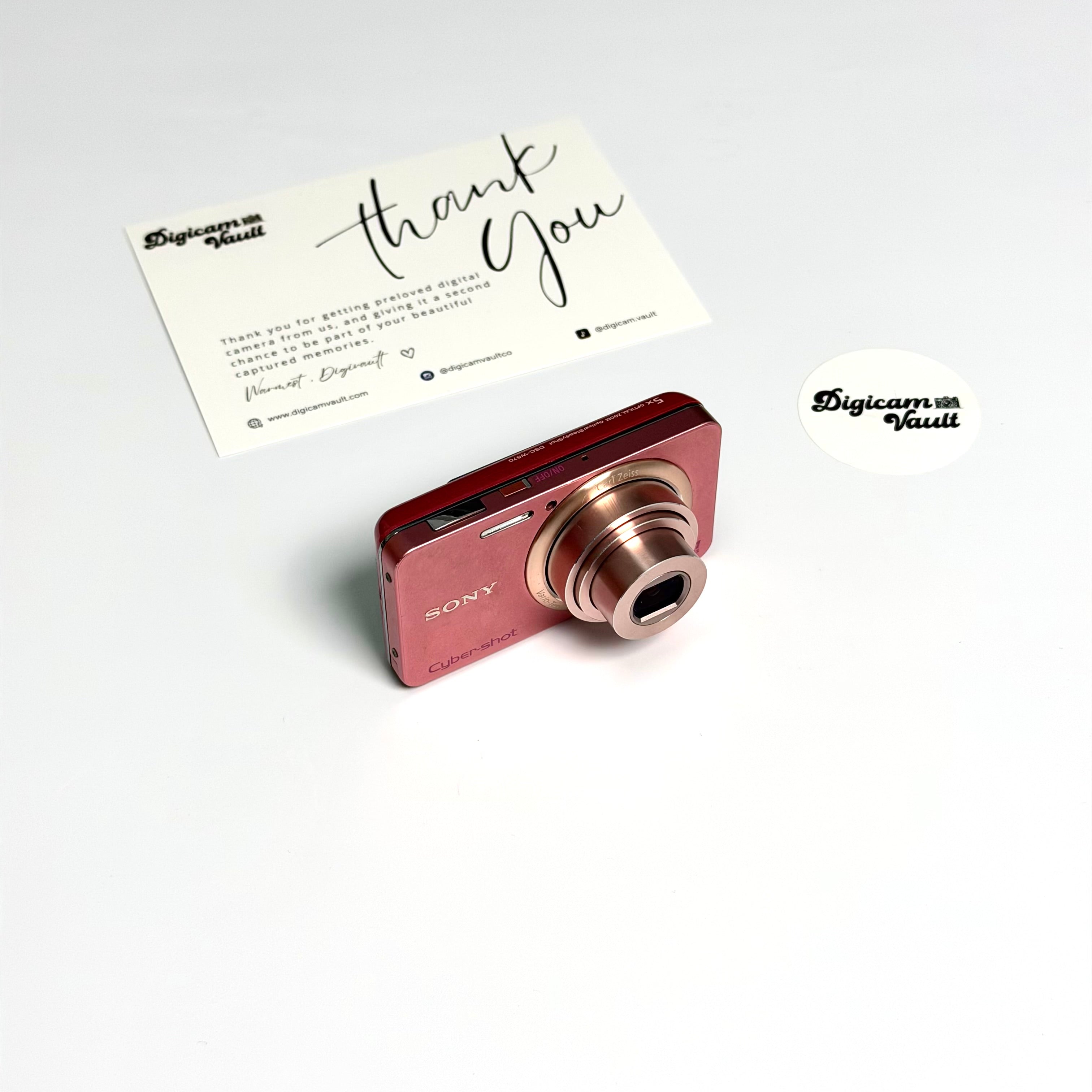 SONY CYBERSHOT W570 [PINK] - TEAM FAV✮