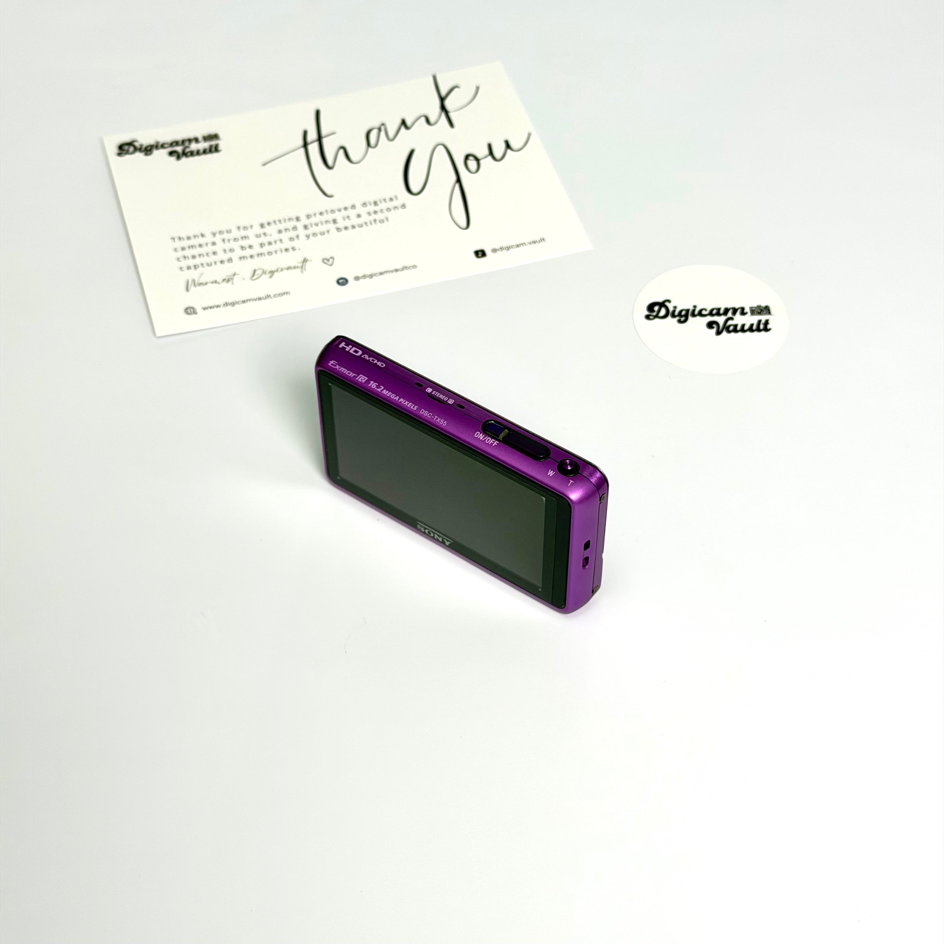 SONY CYBERSHOT DSC-TX55 [PURPLE]