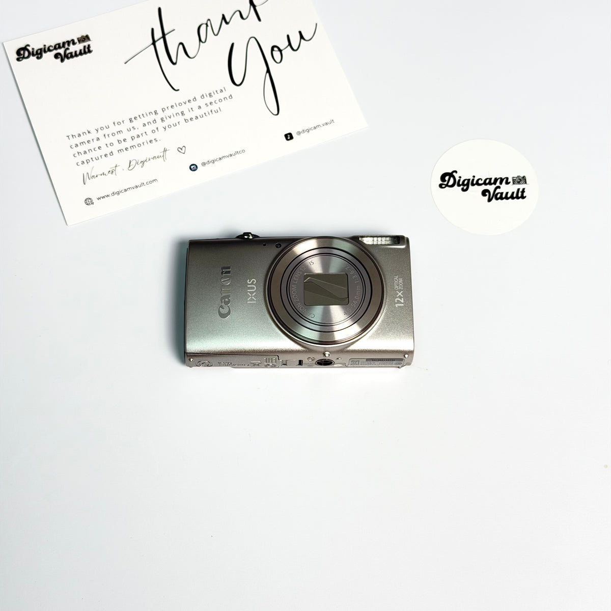 CANON POWERSHOT ELPH 360 HS / IXUS 285 HS [SILVER] - POPULAR ✮