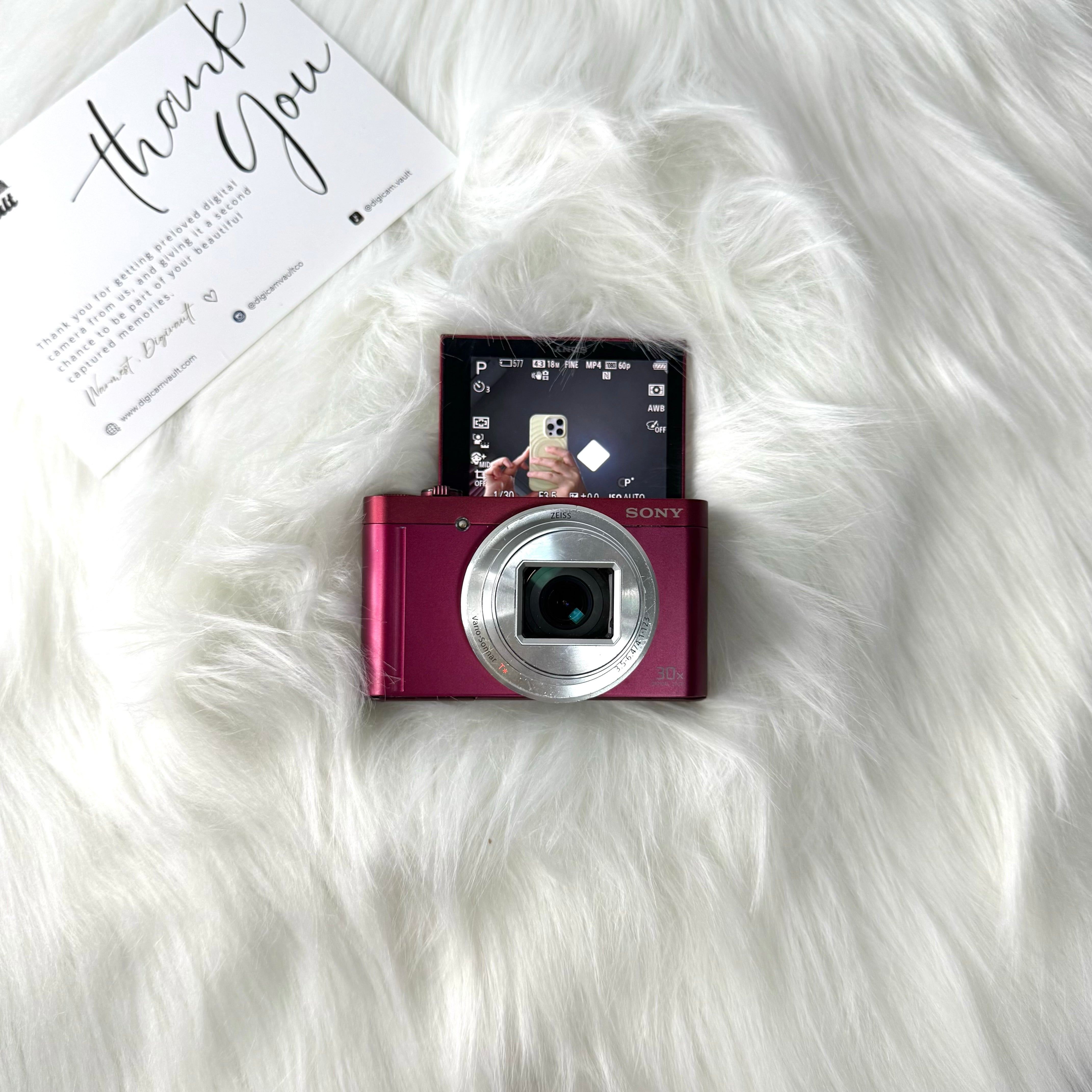 SONY CYBERSHOT DSC-WX500 [RED]