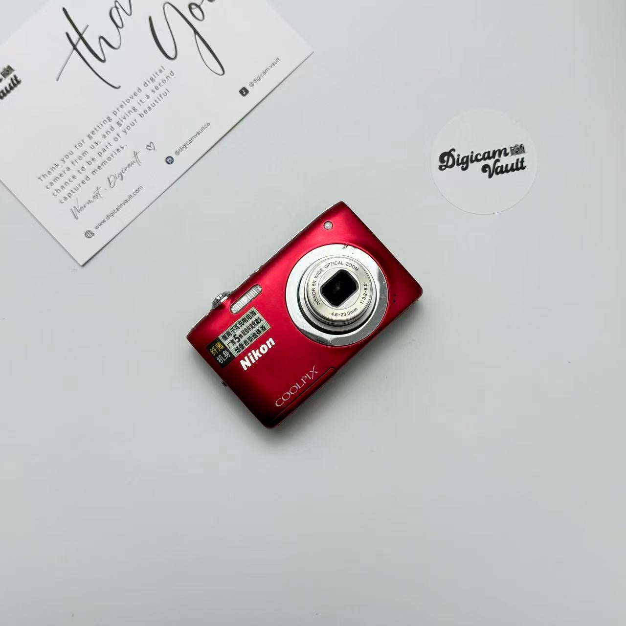 NIKON COOLPIX S2600 [RED]