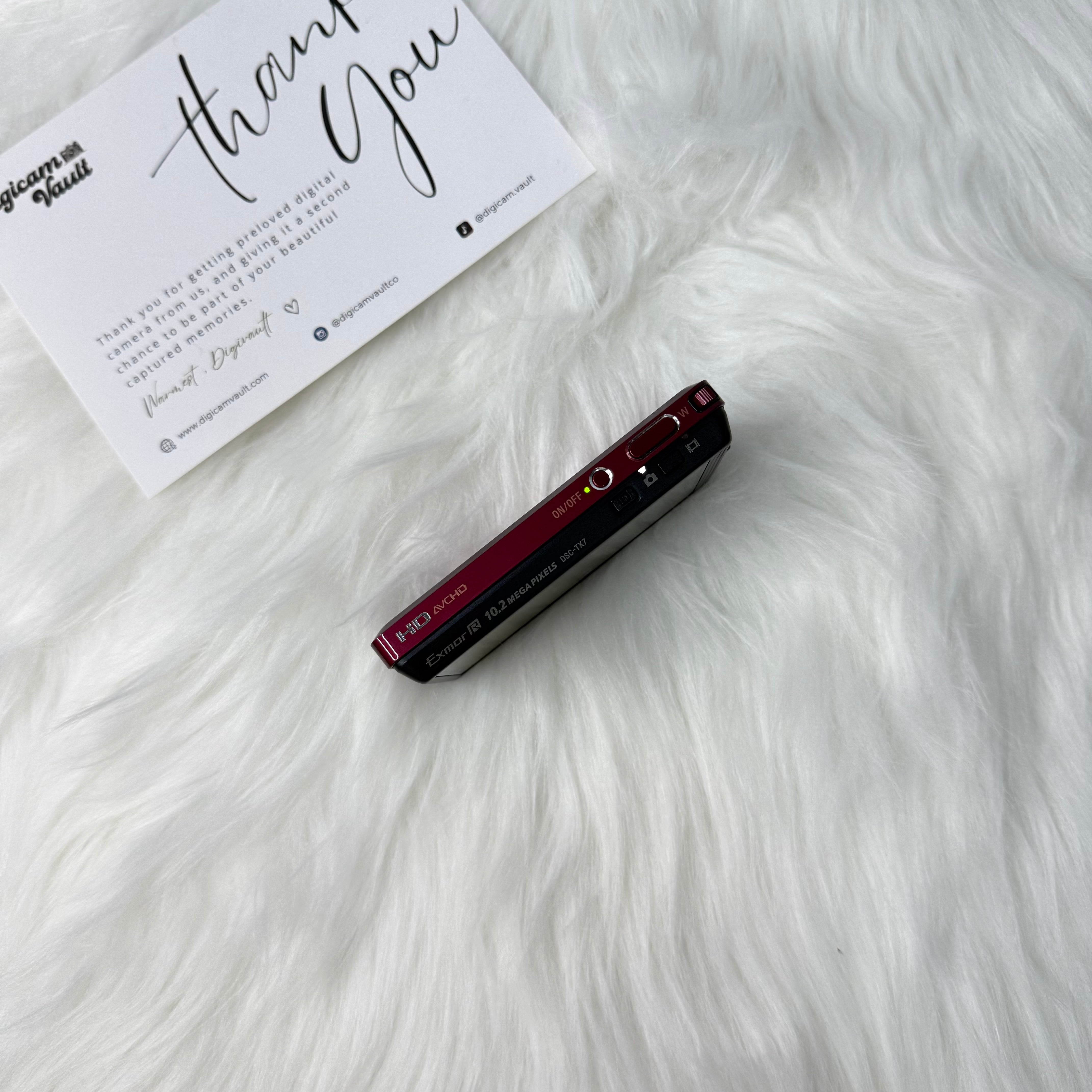 SONY CYBERSHOT DSC-TX7 [ROSE PINK]