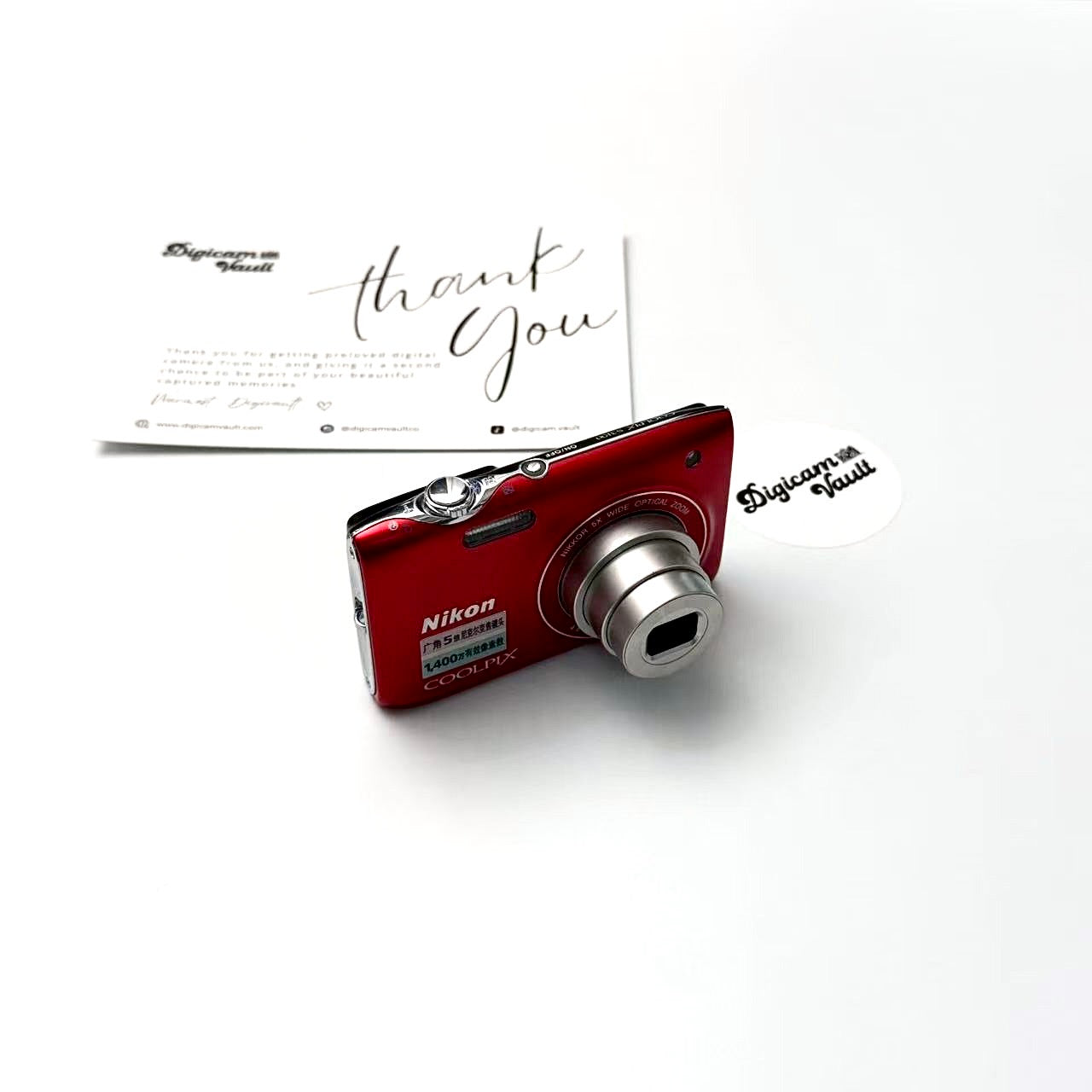 NIKON COOLPIX S3100 [RED]