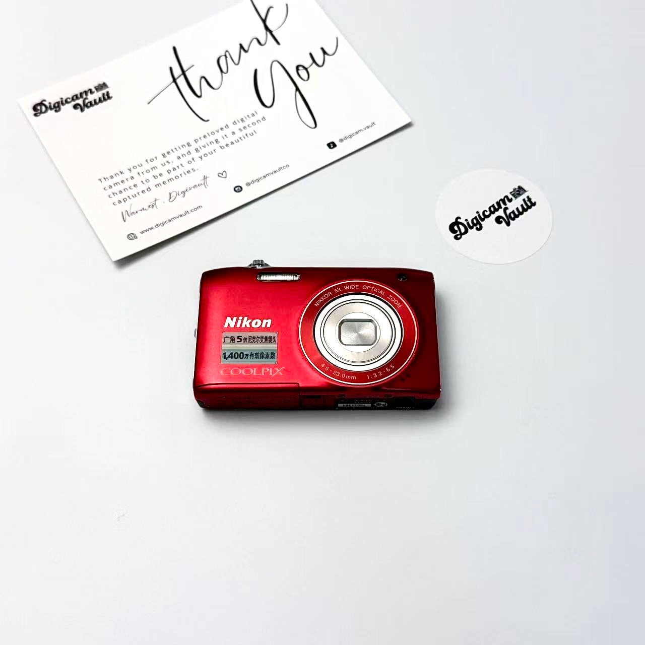 NIKON COOLPIX S3100 [RED]