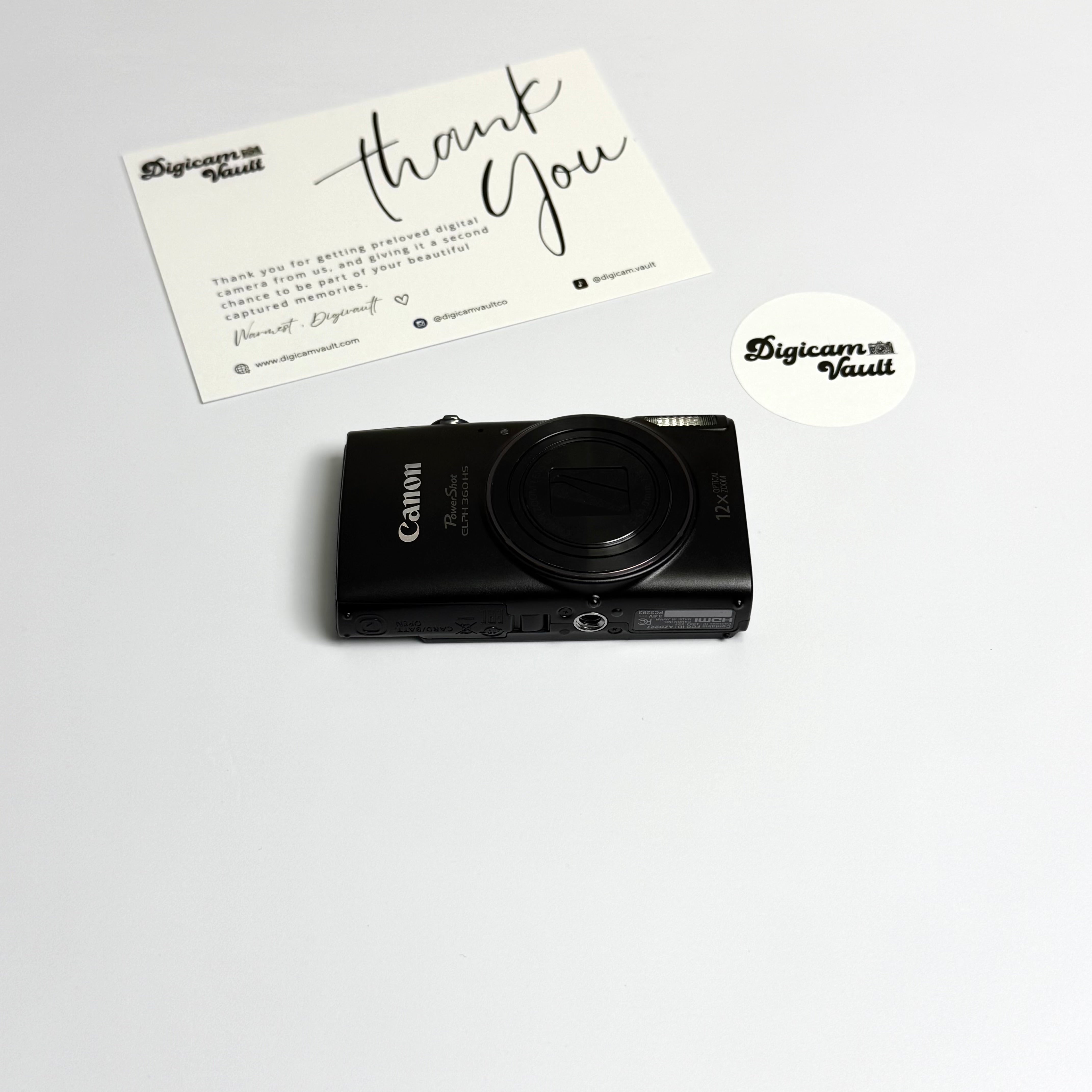 CANON POWERSHOT ELPH 360 HS [BLACK] - RARE ✮