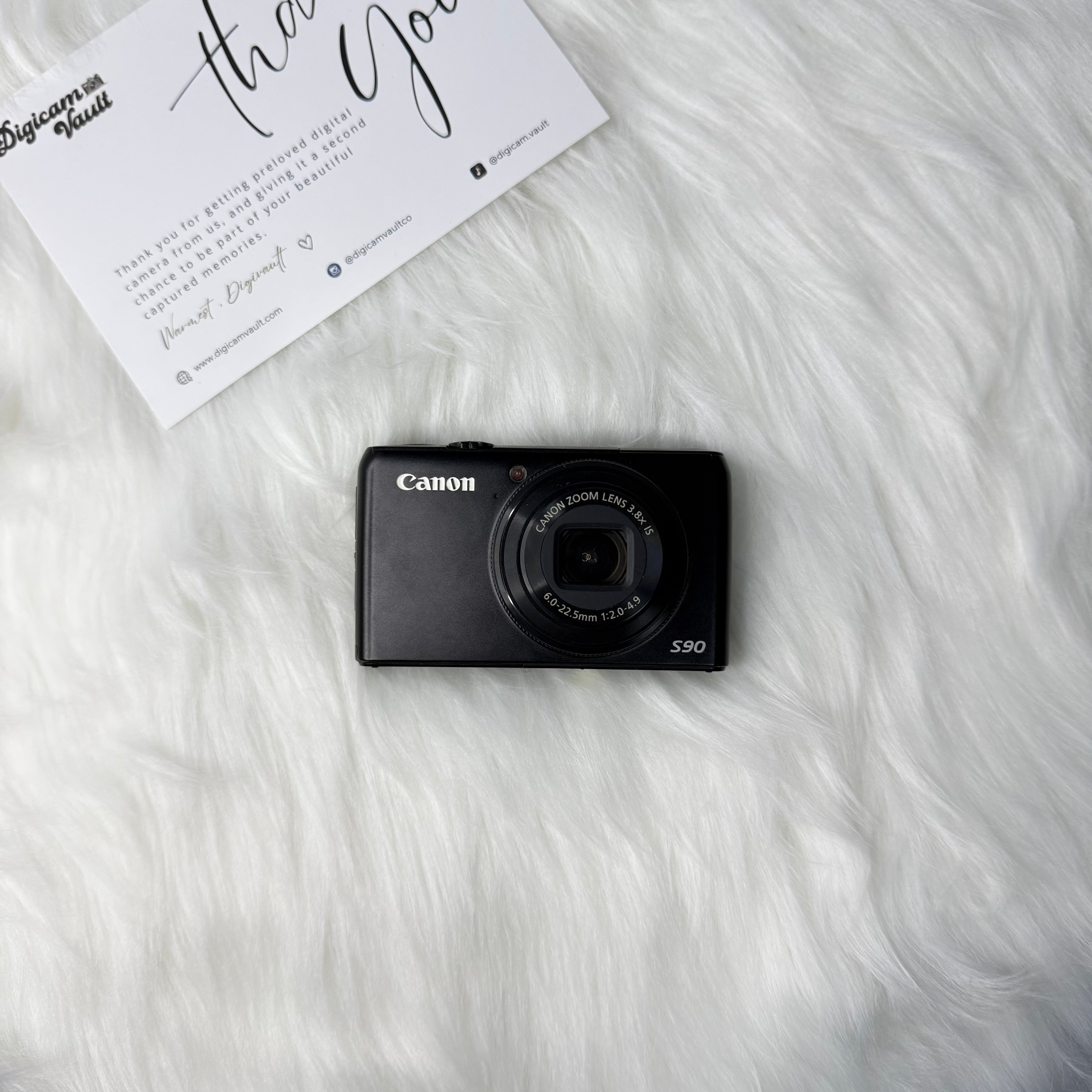 CANON POWERSHOT S90 [BLACK]