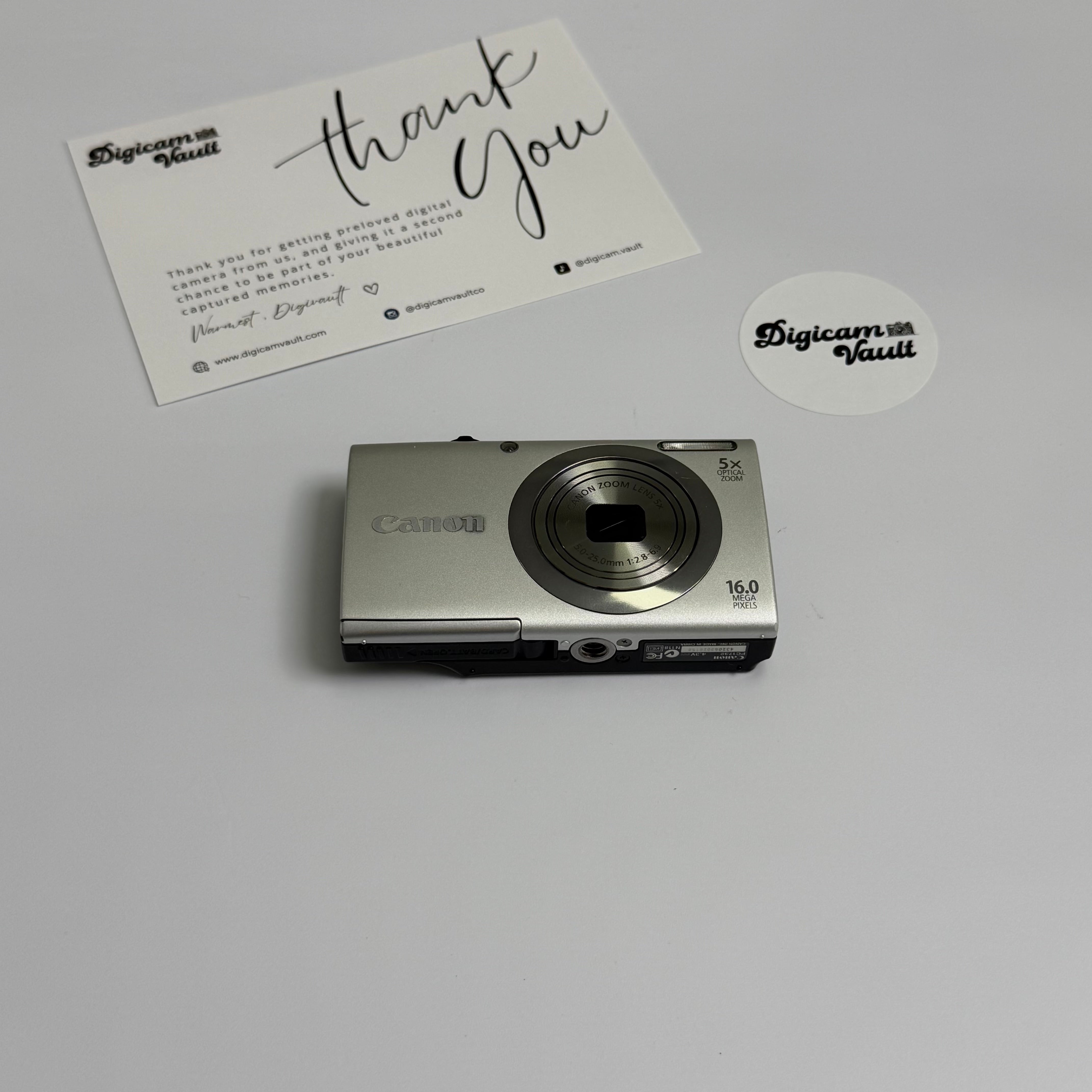 【動作確認済】Canon PowerShot A2300 シルバー 付属品あり Canon PowerShot S100 Silver