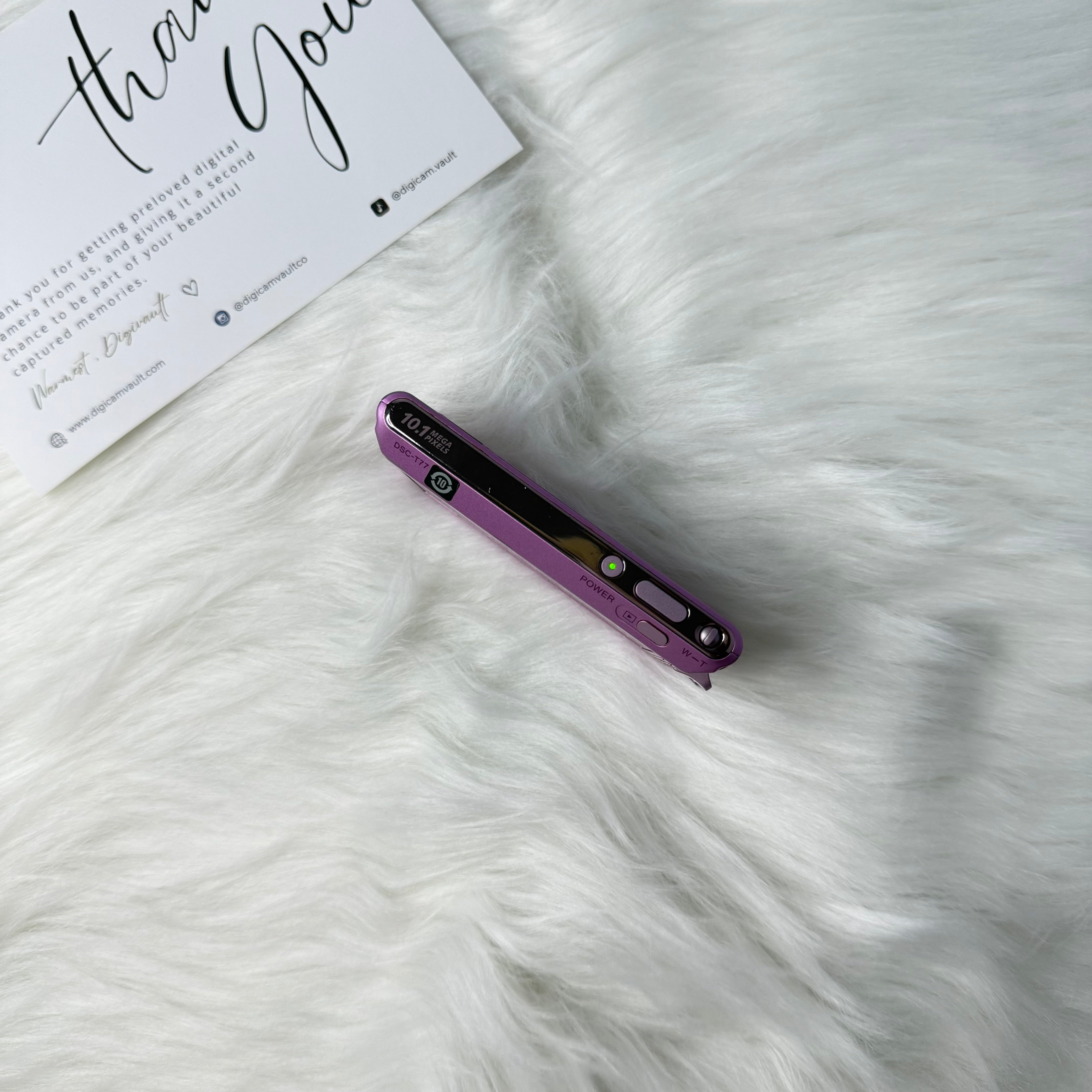SONY CYBERSHOT DSC-T77 [PINK]