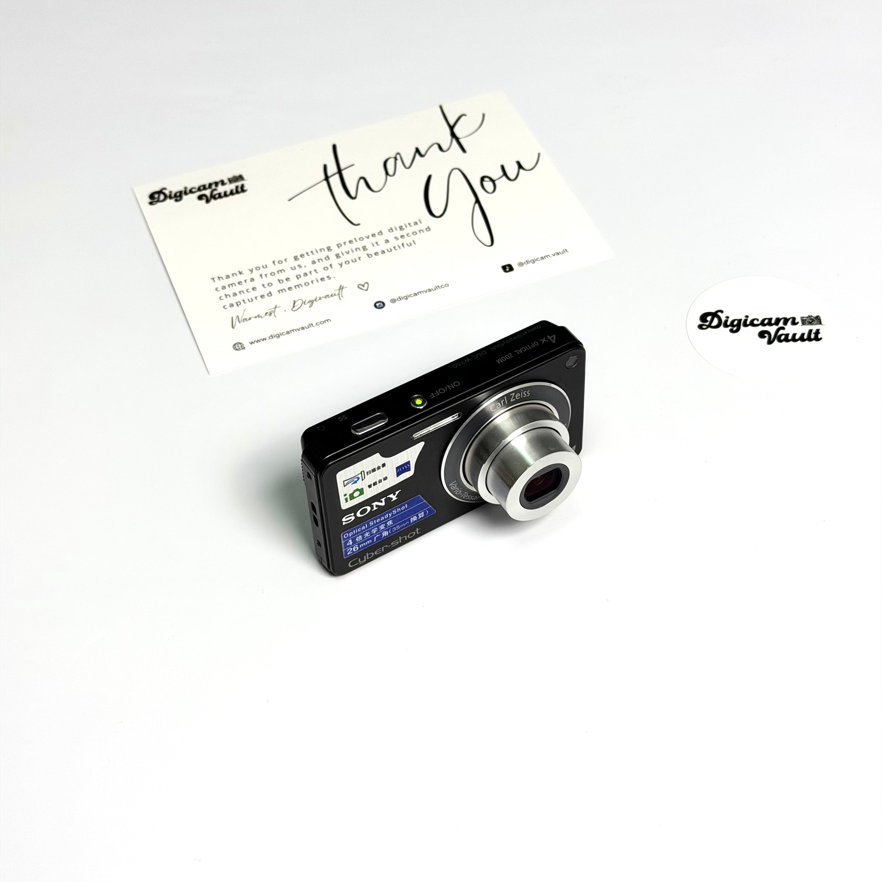 SONY CYBERSHOT DSC-W350 [BLACK] - TEAM FAV✮