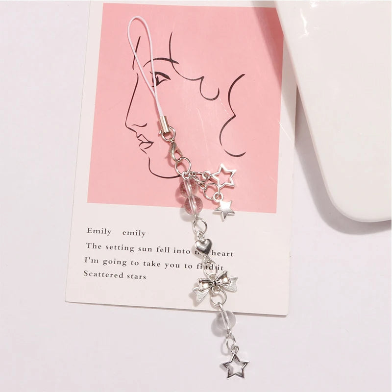 Falling Heart Y2K Digi Keychain