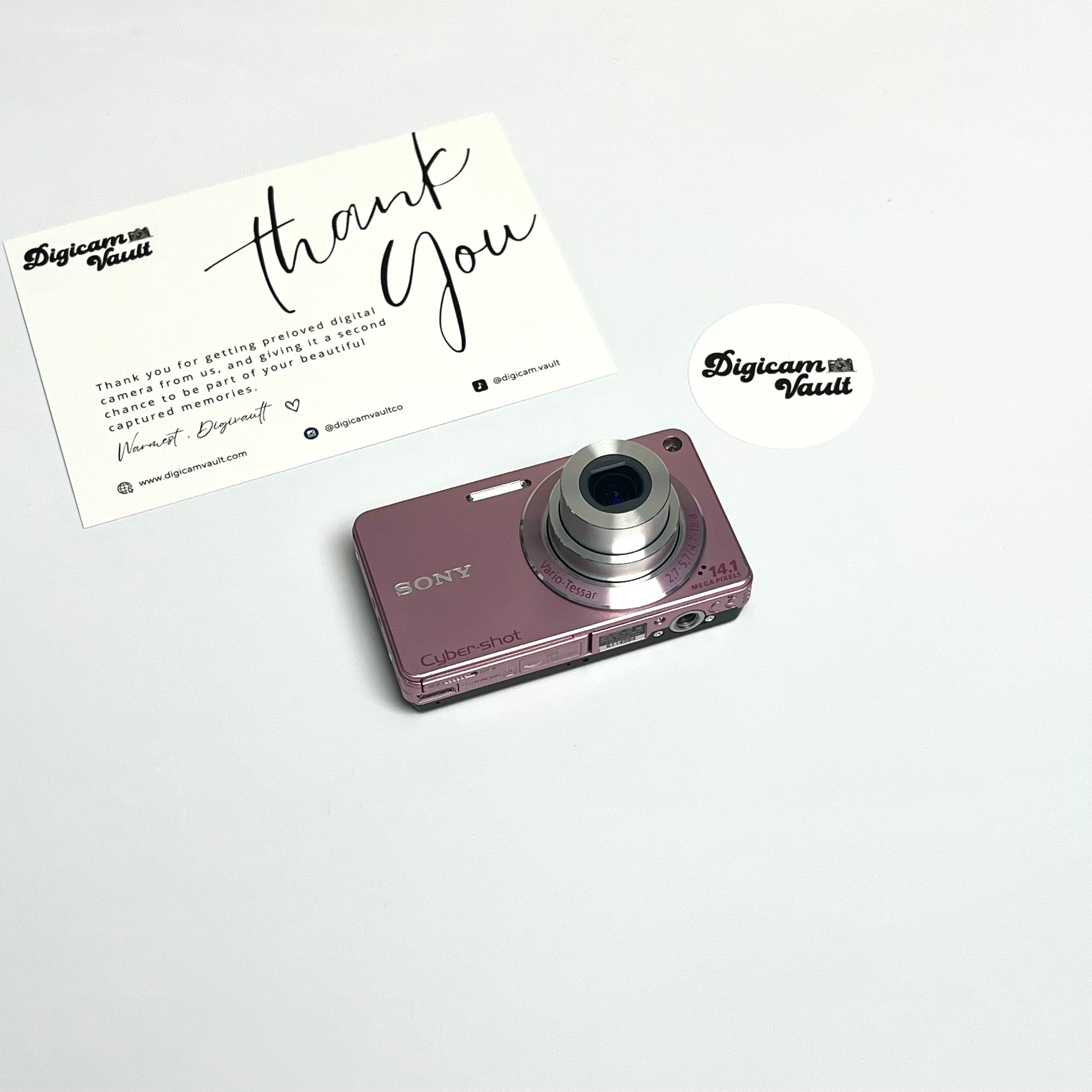 SONY CYBERSHOT DSC-W350 [PINK] - TEAM FAV✮ (Copy)