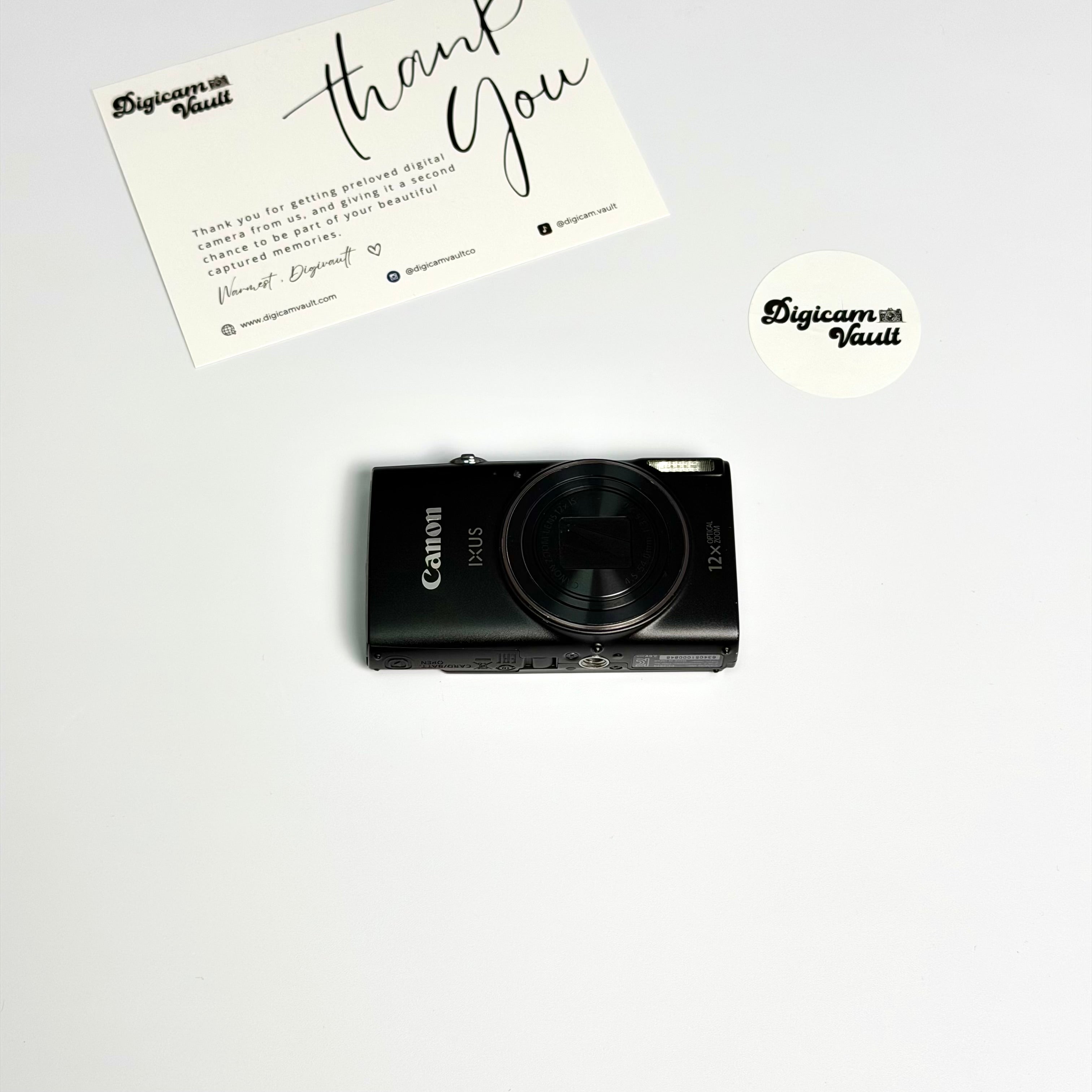 CANON POWERSHOT ELPH 360 HS / IXUS 285 [BLACK] - POPULAR ✮