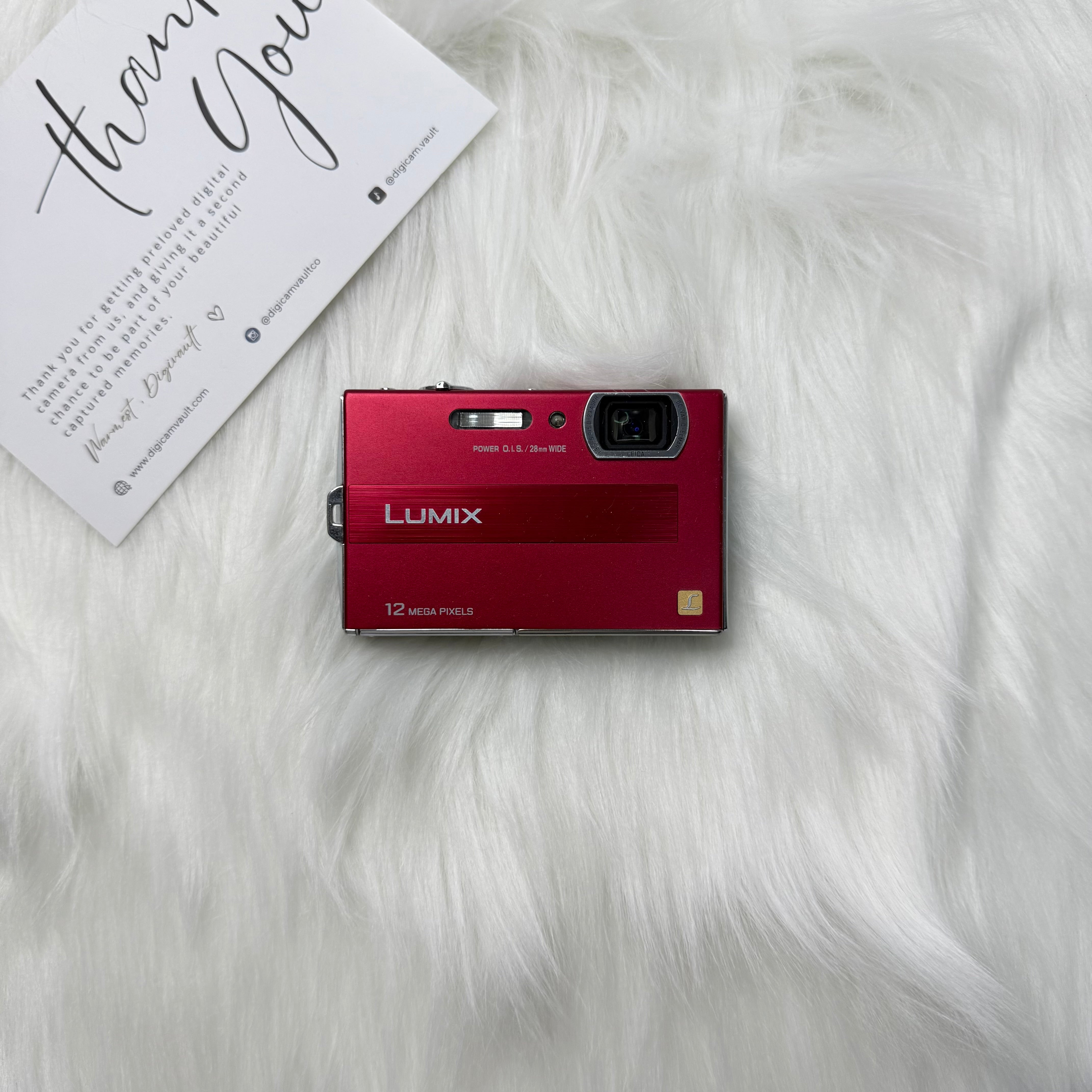 PANASONIC LUMIX DMC-FP8 [RED]