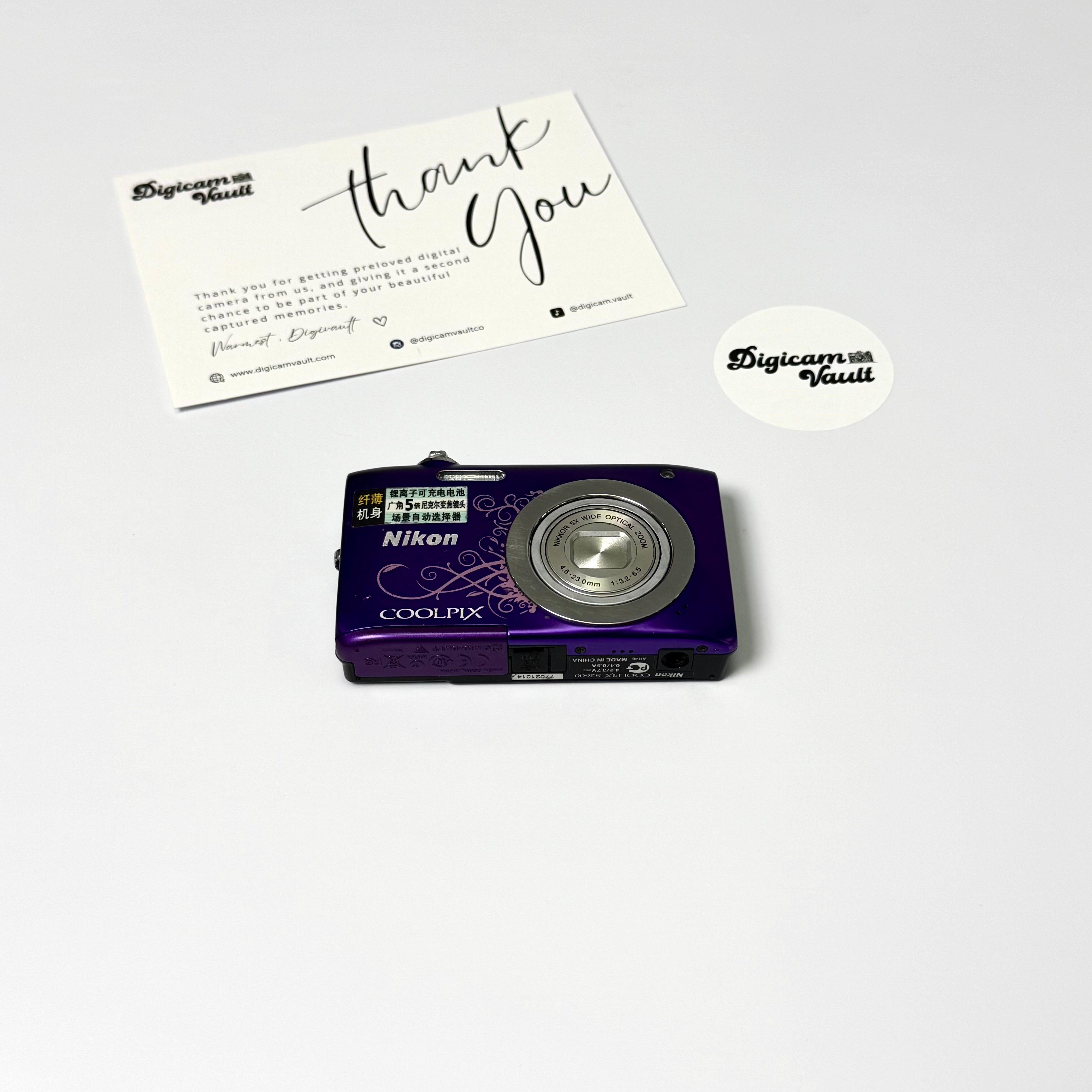 NIKON COOLPIX S2600 [PURPLE]