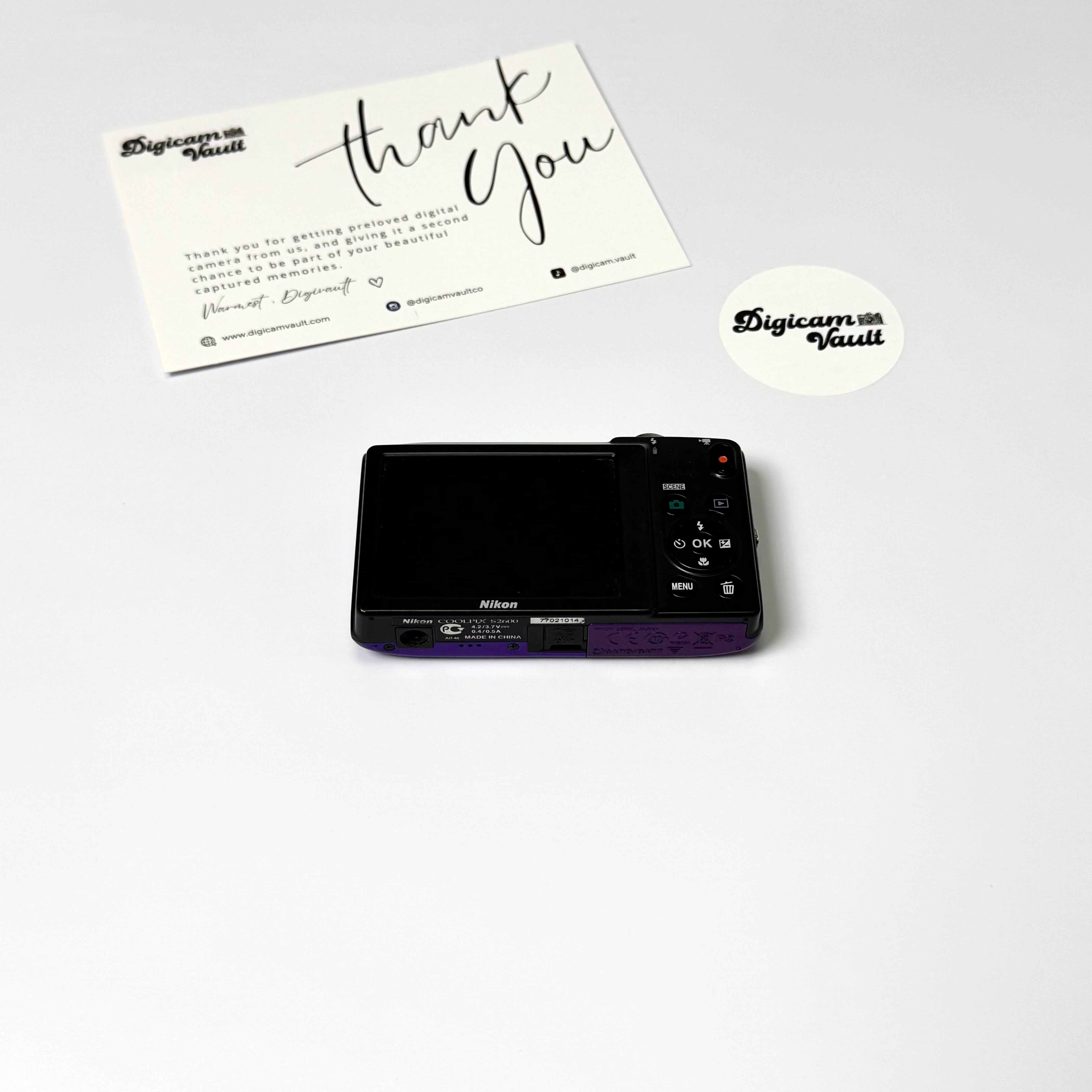 NIKON COOLPIX S2600 [PURPLE]