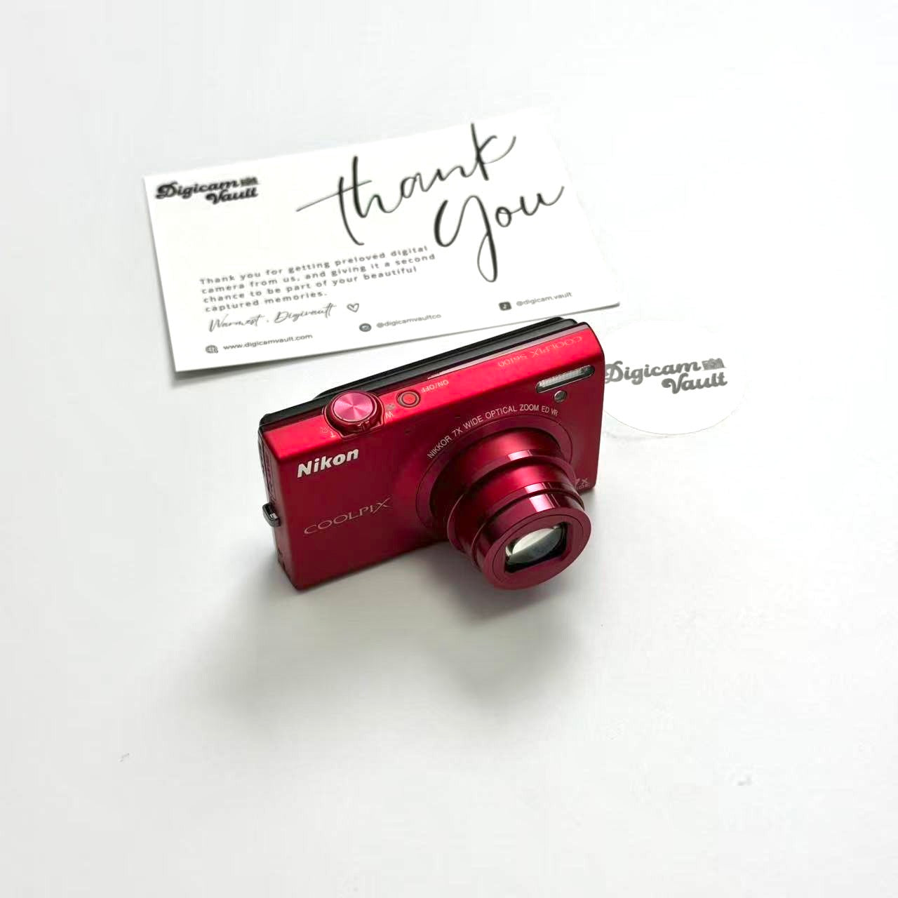 NIKON COOLPIX S6100 [RED]