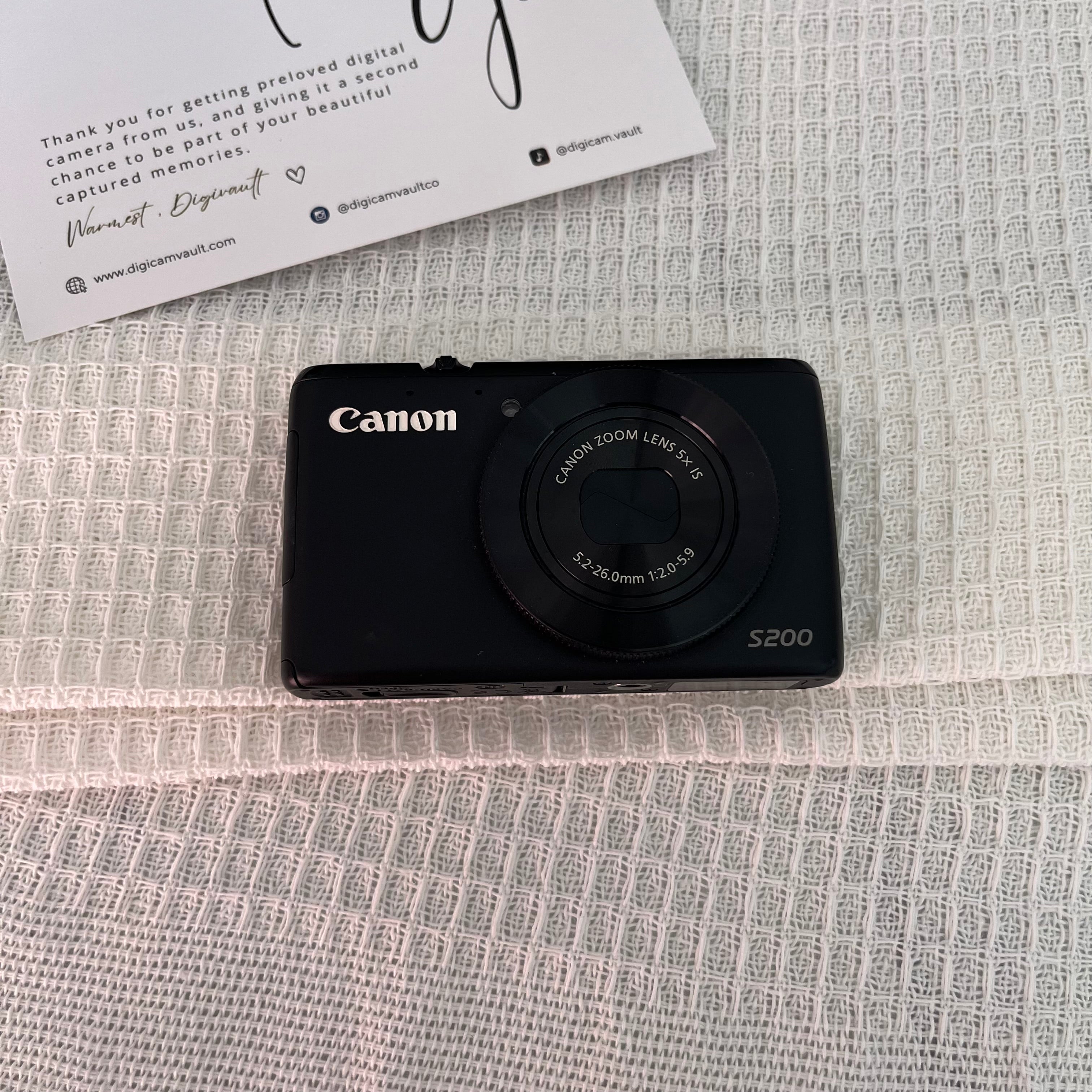 CANON POWERSHOT S200 [BLACK]