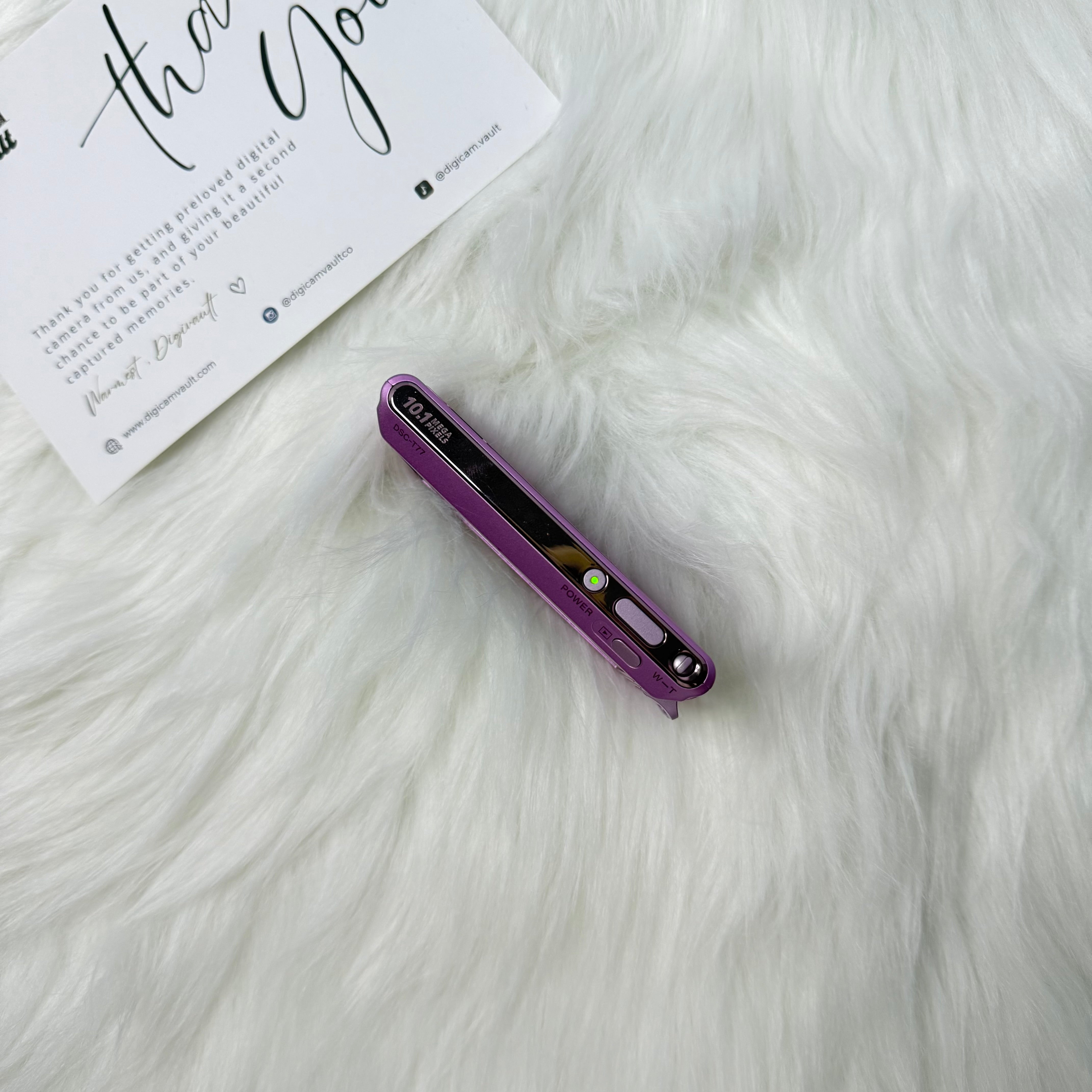 SONY CYBERSHOT DSC-T77 [PINK]
