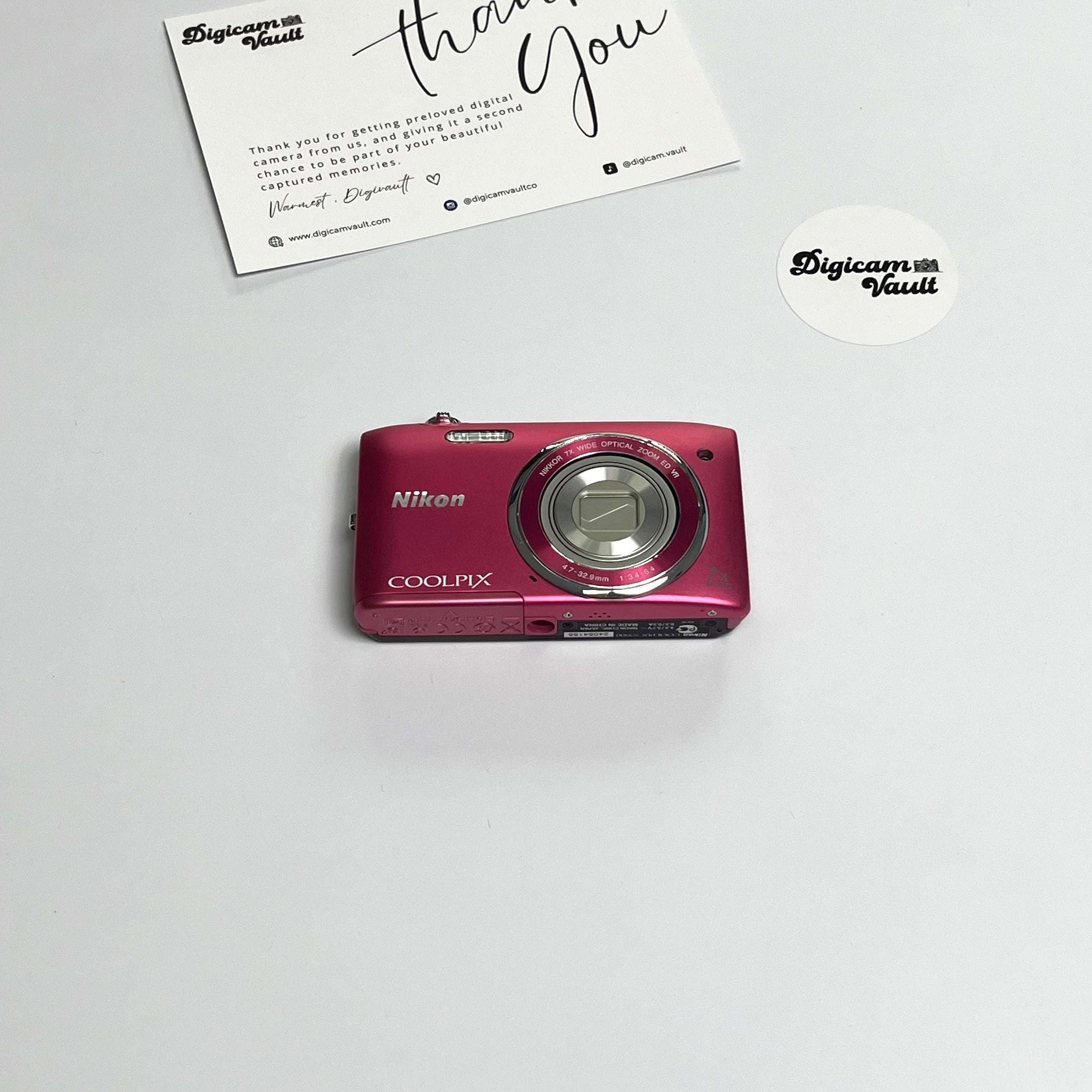 NIKON COOLPIX S3500 [PINK]