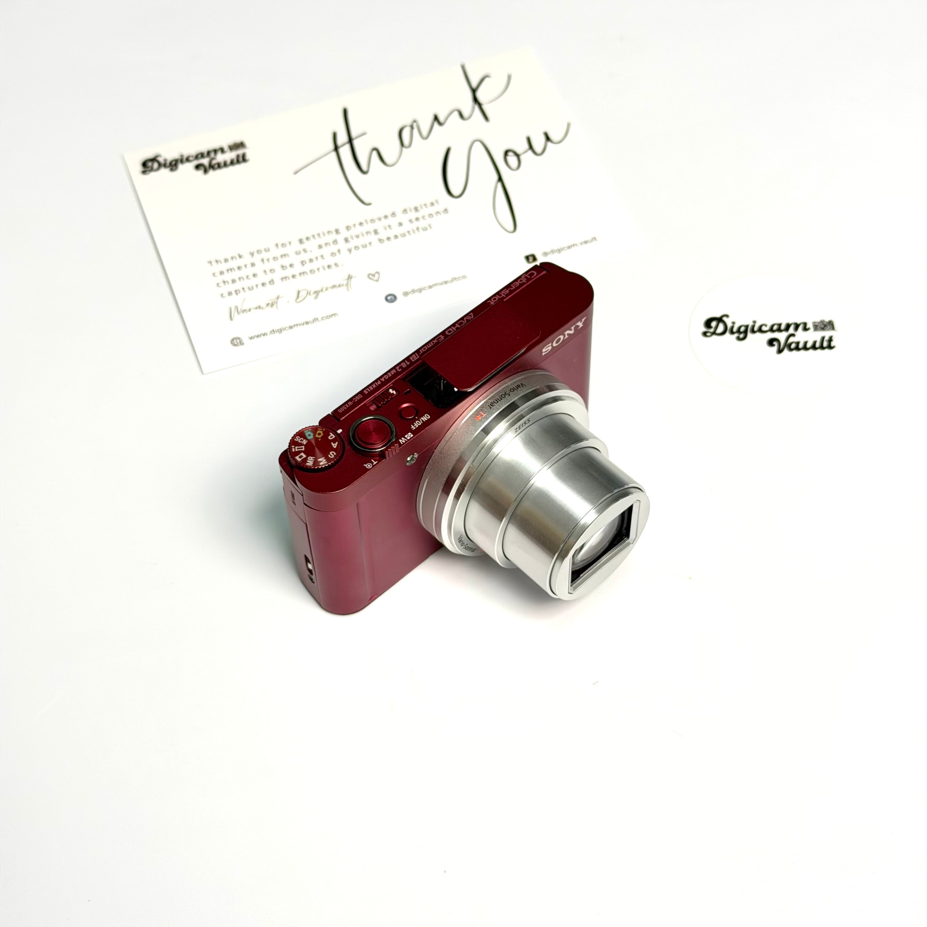 SONY CYBERSHOT DSC-WX500 [RED] - RARE ✮ – Digicam Vault
