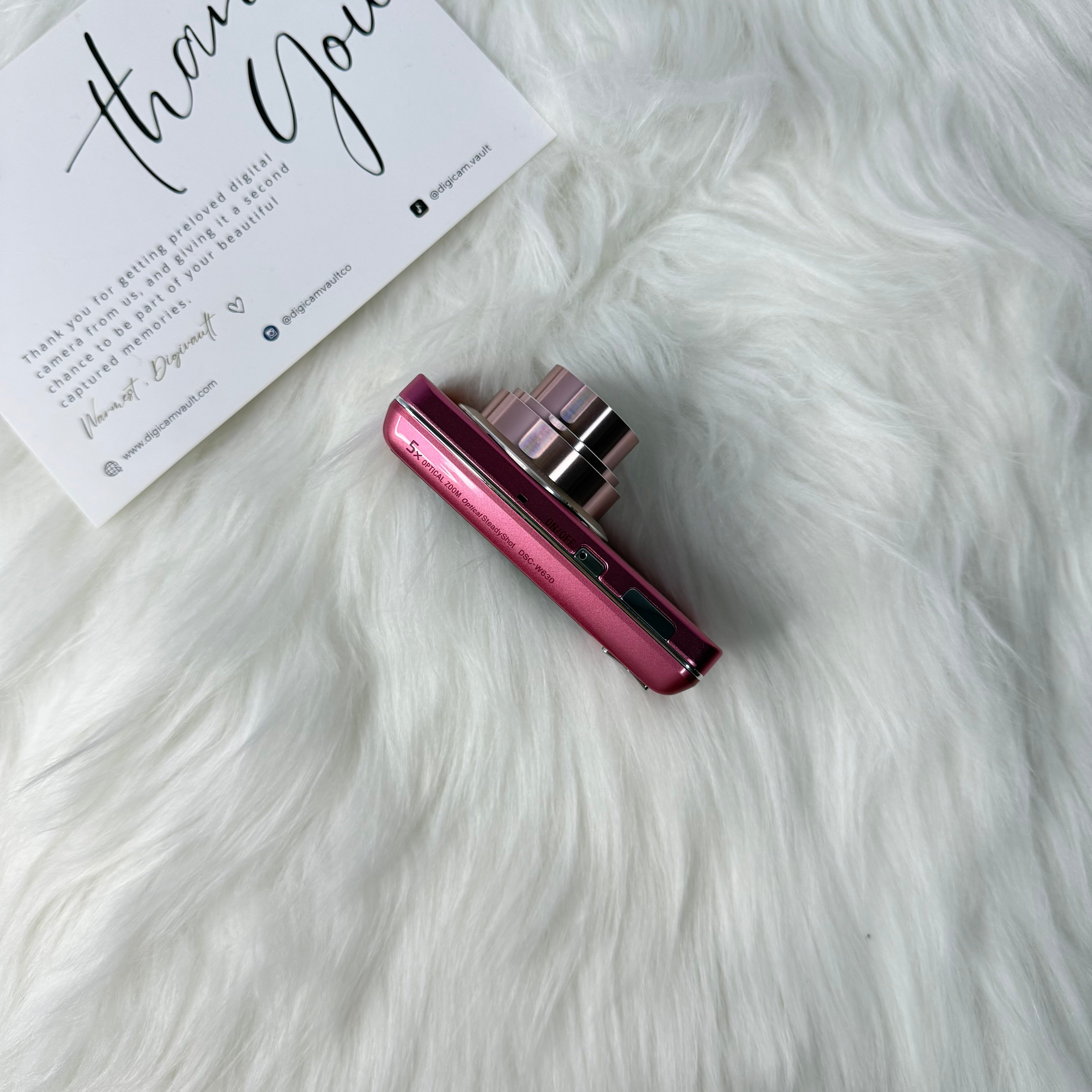 SONY CYBERSHOT DSC-W630 [PINK]