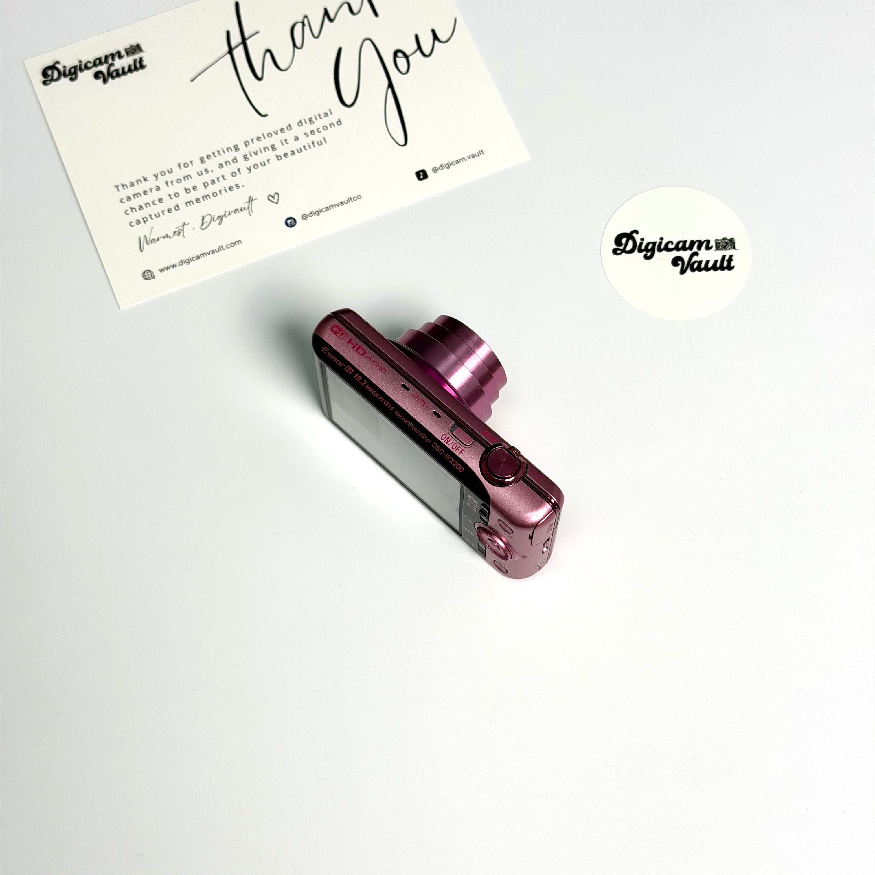 SONY CYBERSHOT DSC-WX200 [PINK]