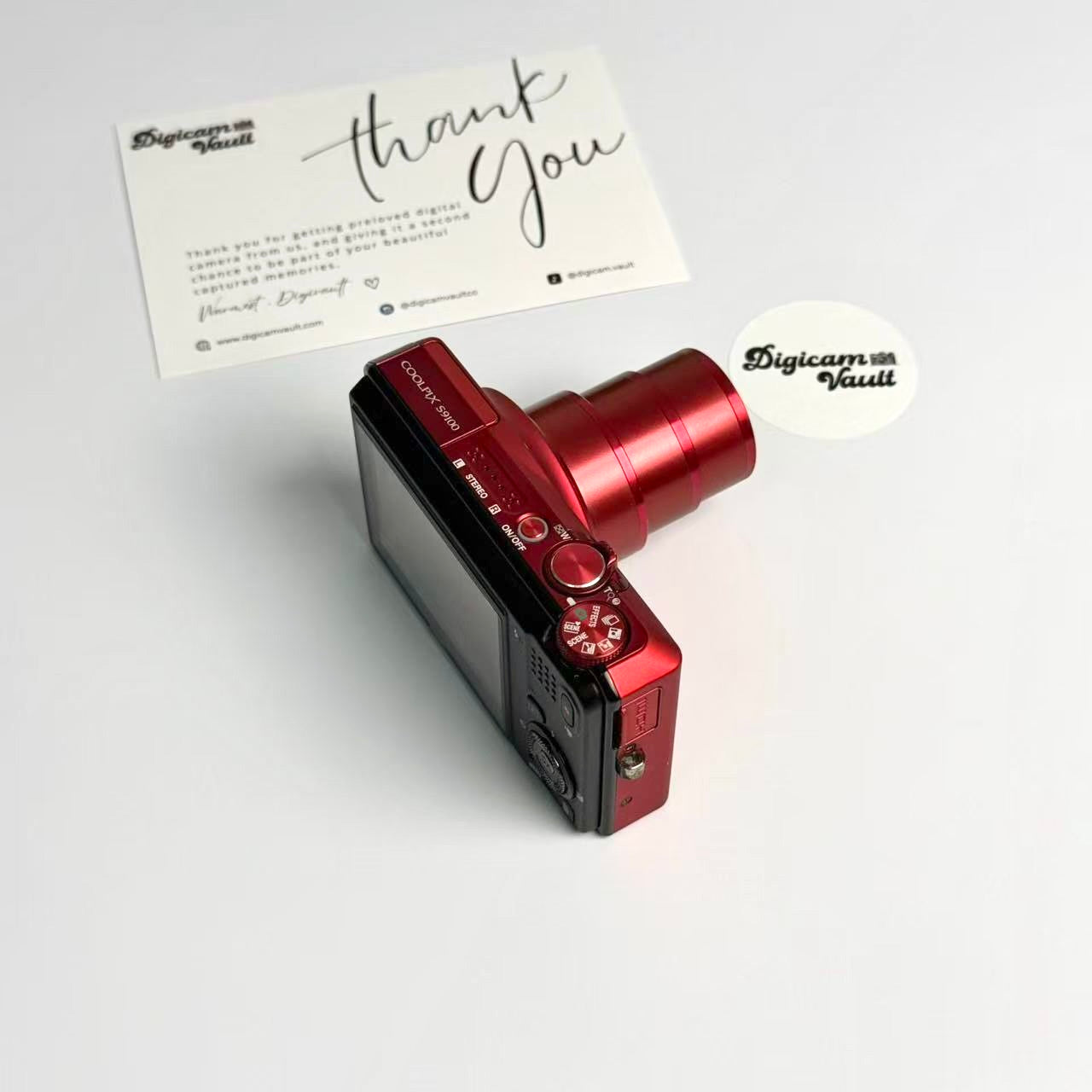 Nikon Digital Camera Coolpix S9100 Red
