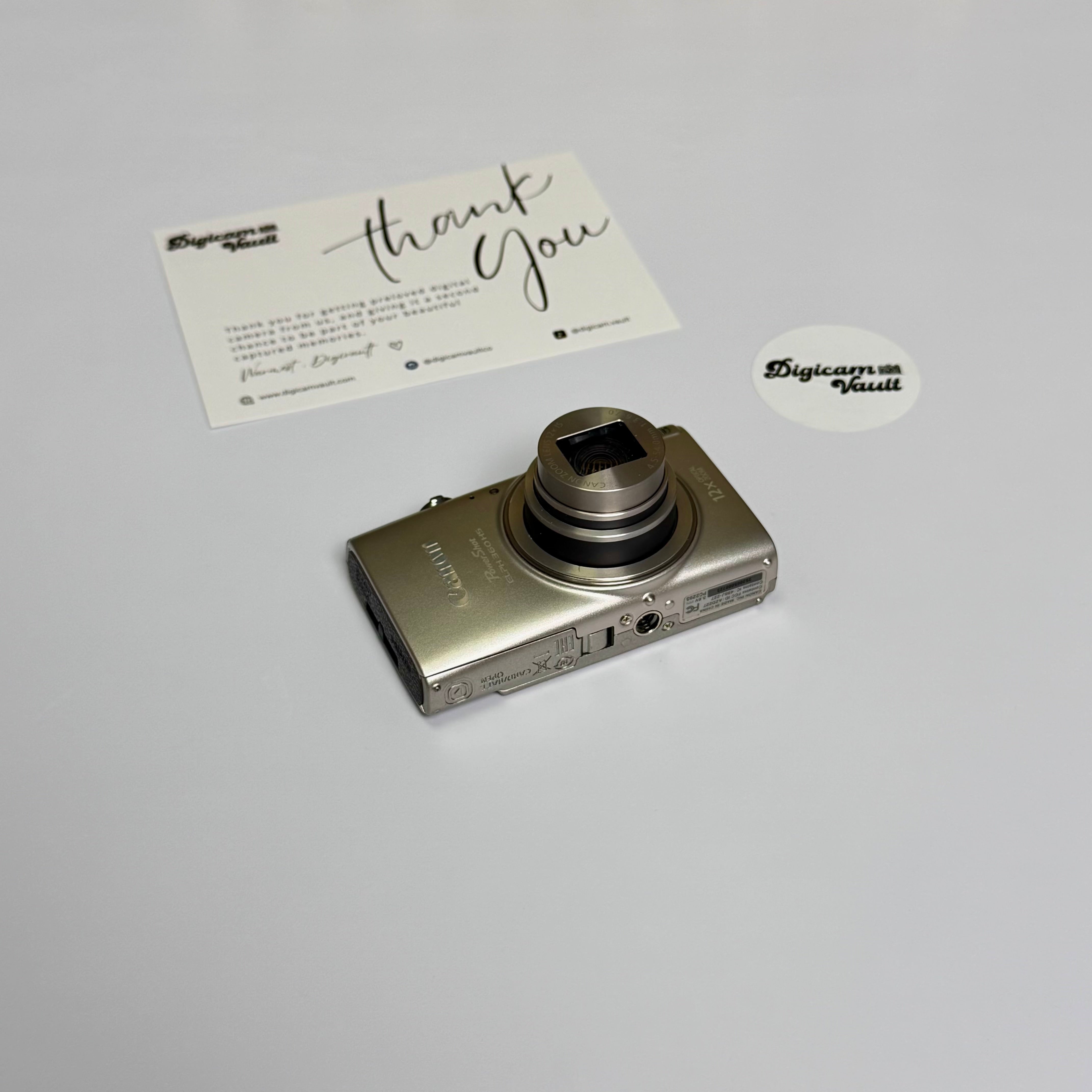 CANON POWERSHOT ELPH 360 HS [SILVER] - RARE ✮