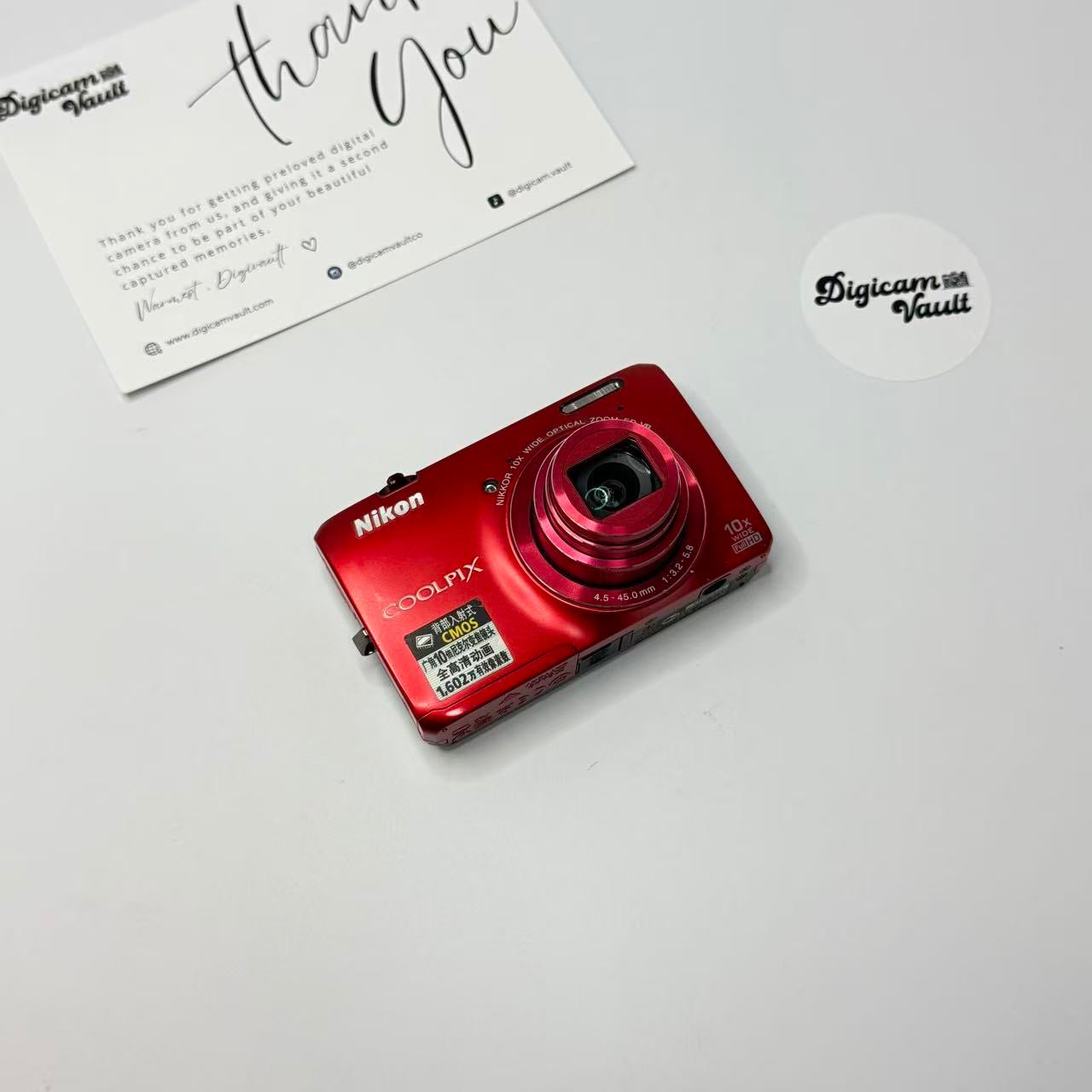NIKON COOLPIX S6300 [RED]