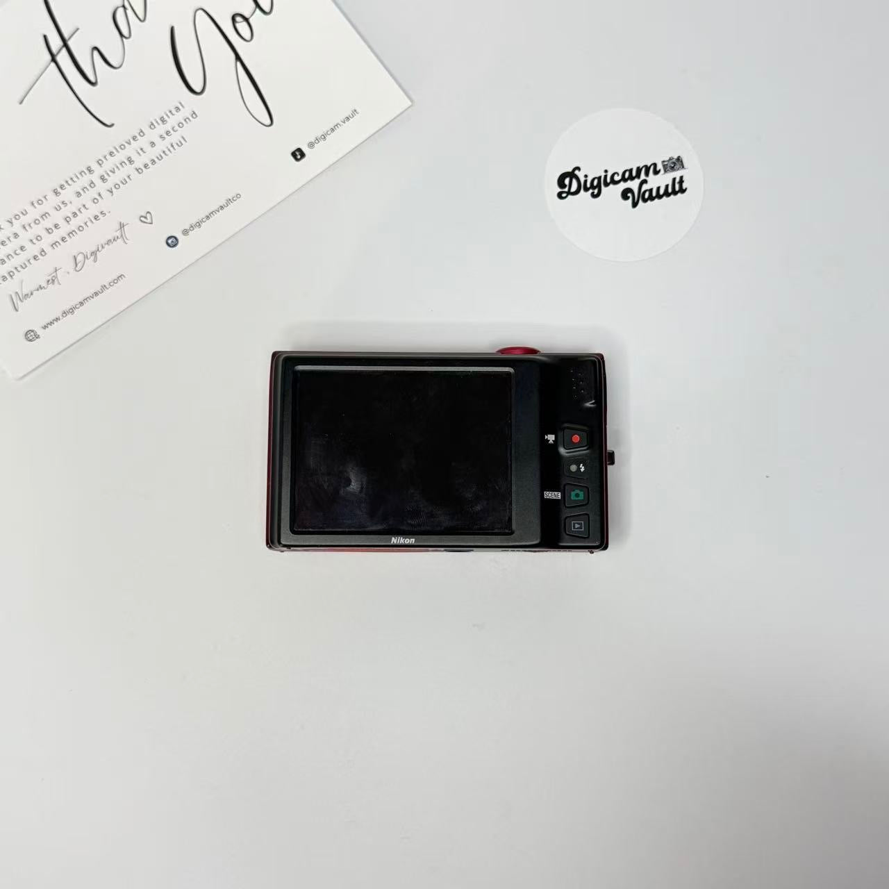 NIKON COOLPIX S6100 [RED]