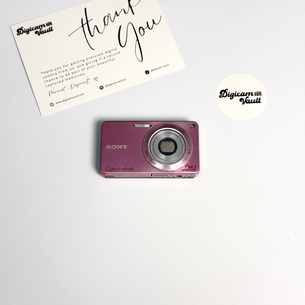 SONY CYBERSHOT DSC-W350 [PINK] - TEAM FAV✮
