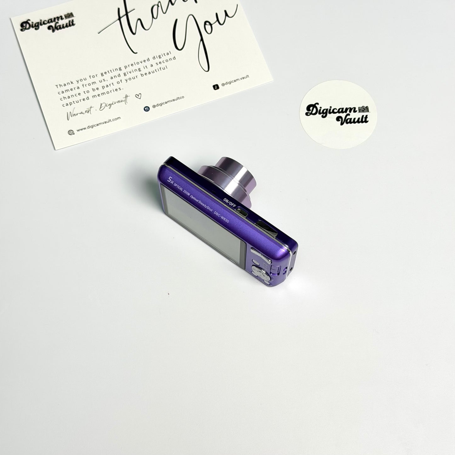 SONY CYBERSHOT DSC-W630 [PURPLE]