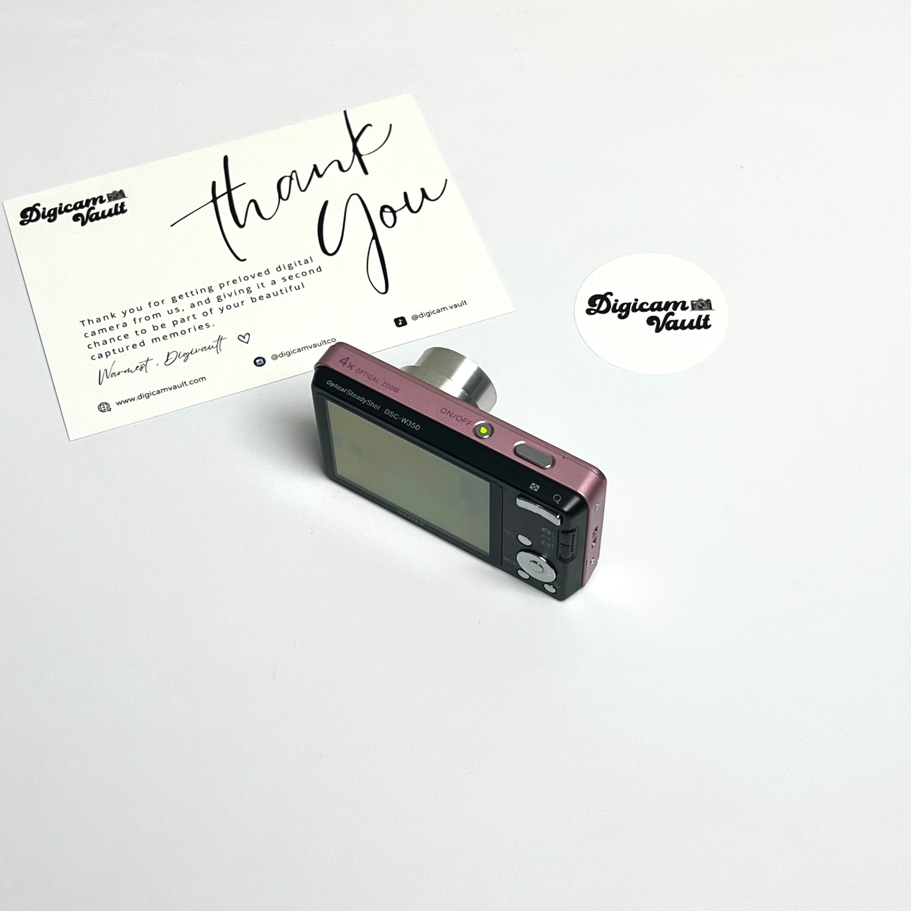 SONY CYBERSHOT DSC-W350 [PINK] - TEAM FAV✮ (Copy)