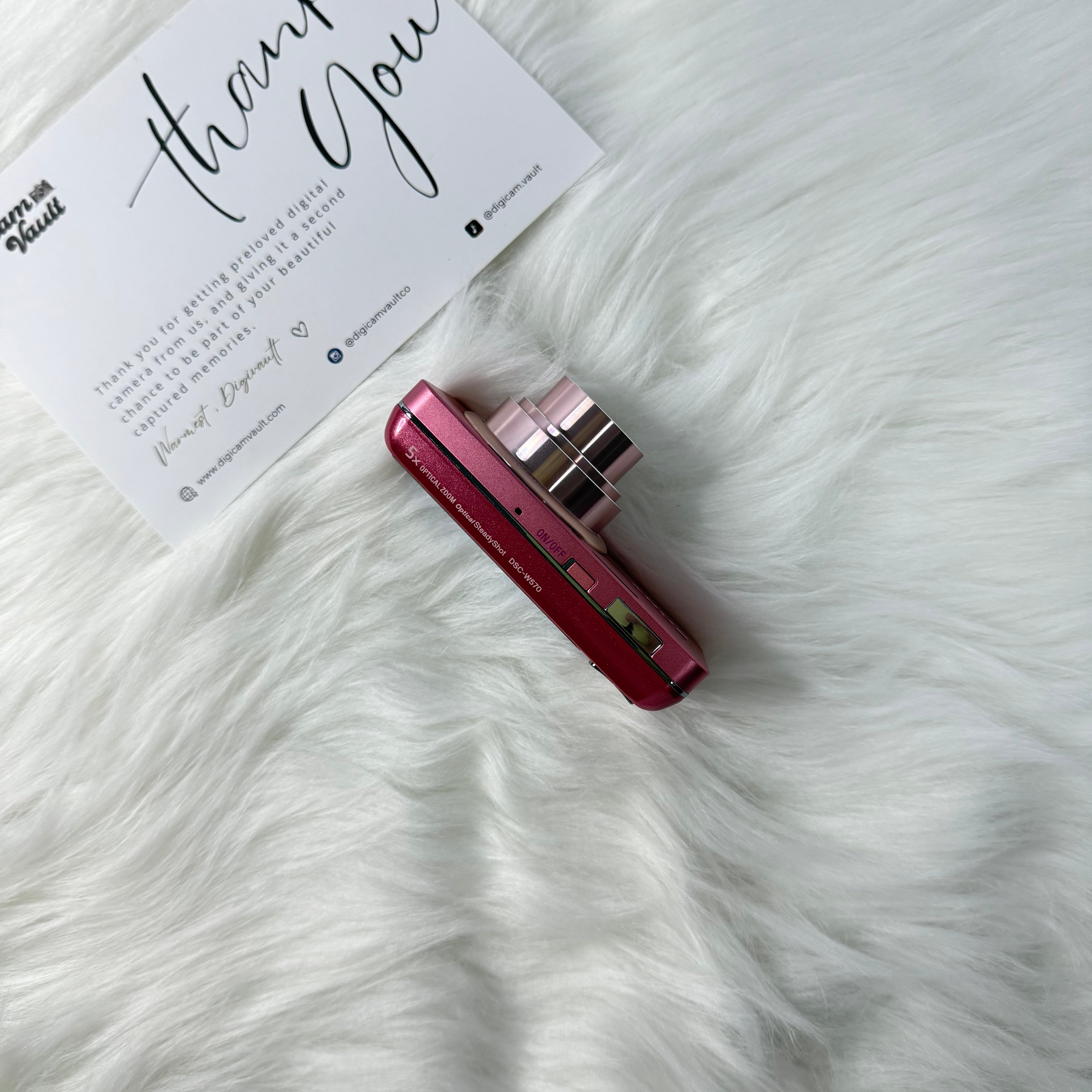 SONY CYBERSHOT DSC-W570 [PINK]