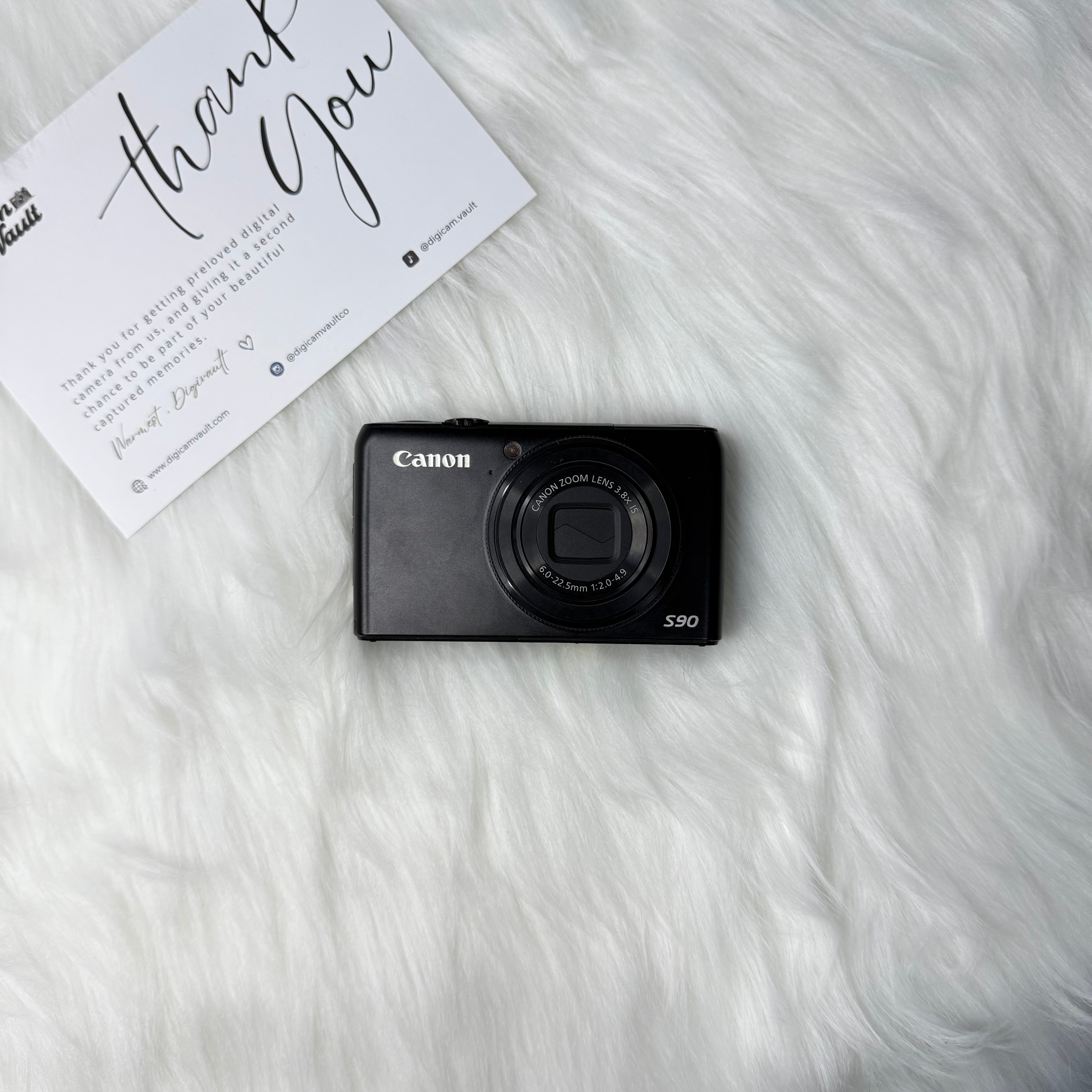 CANON POWERSHOT S90 [BLACK]