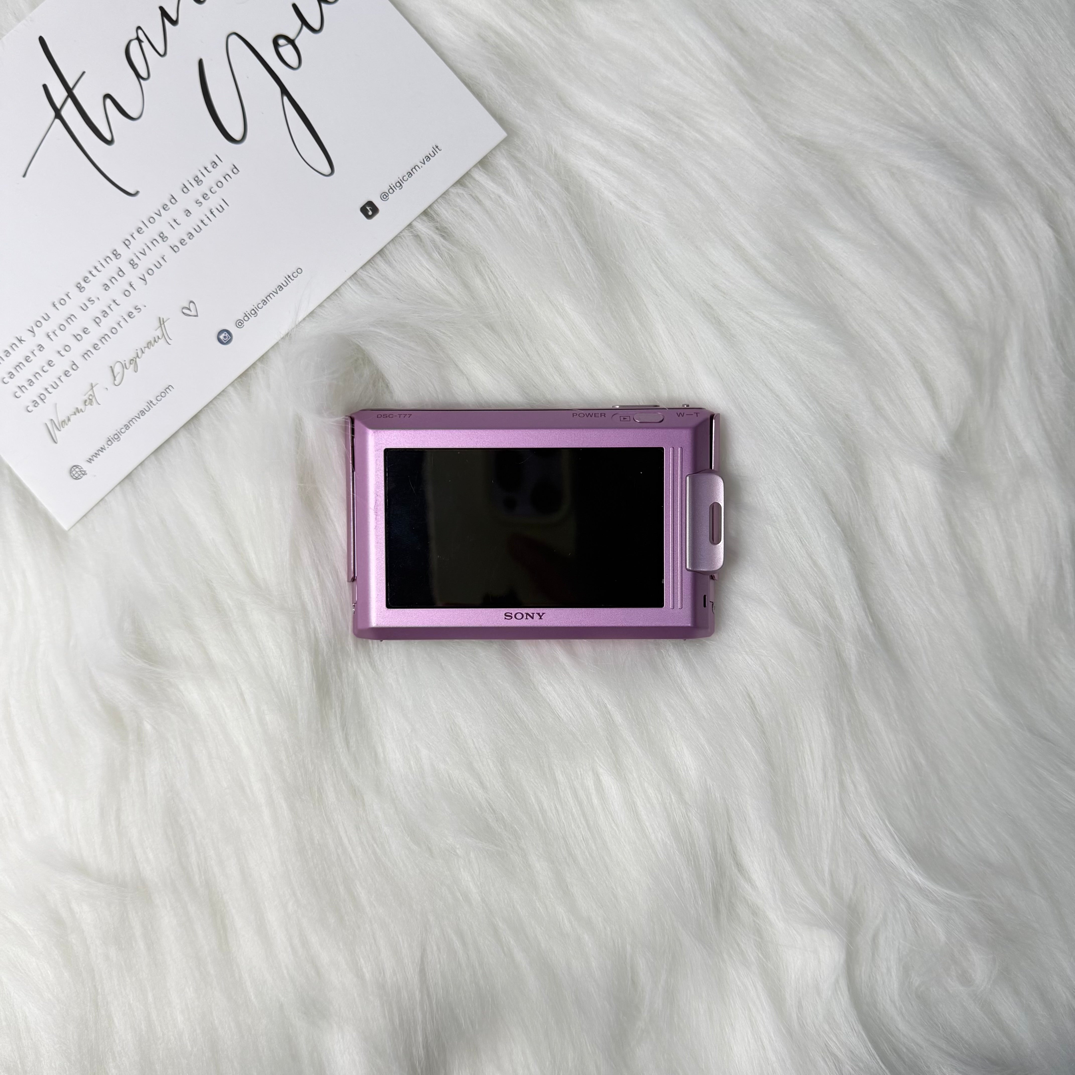 SONY CYBERSHOT DSC-T77 [PINK]