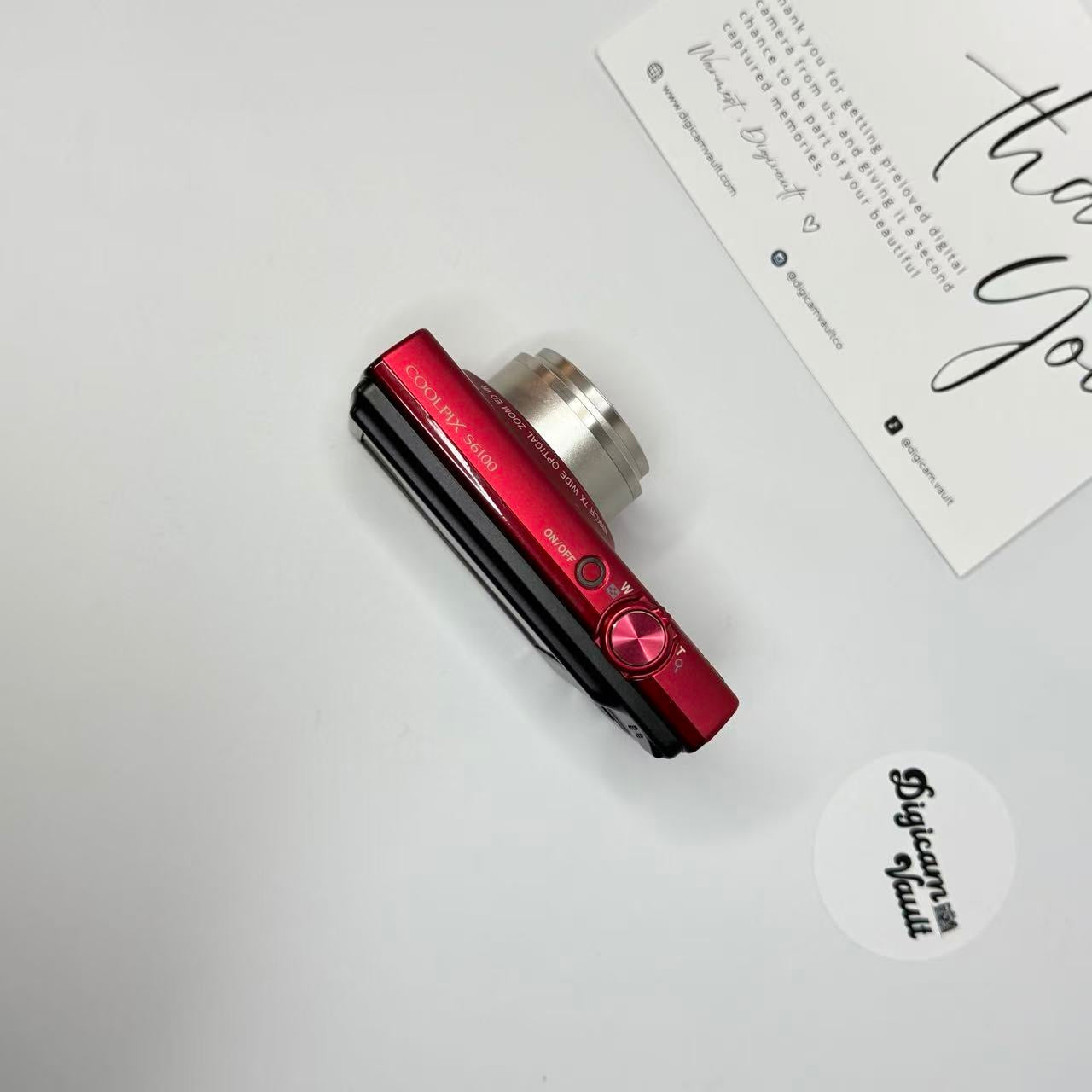 NIKON COOLPIX S6100 [RED]